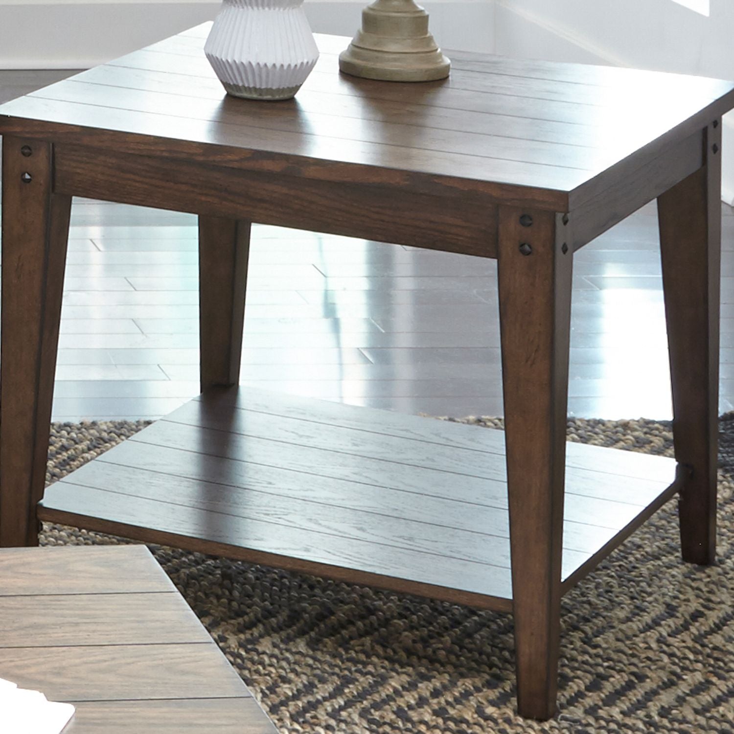 Square Lamp Table