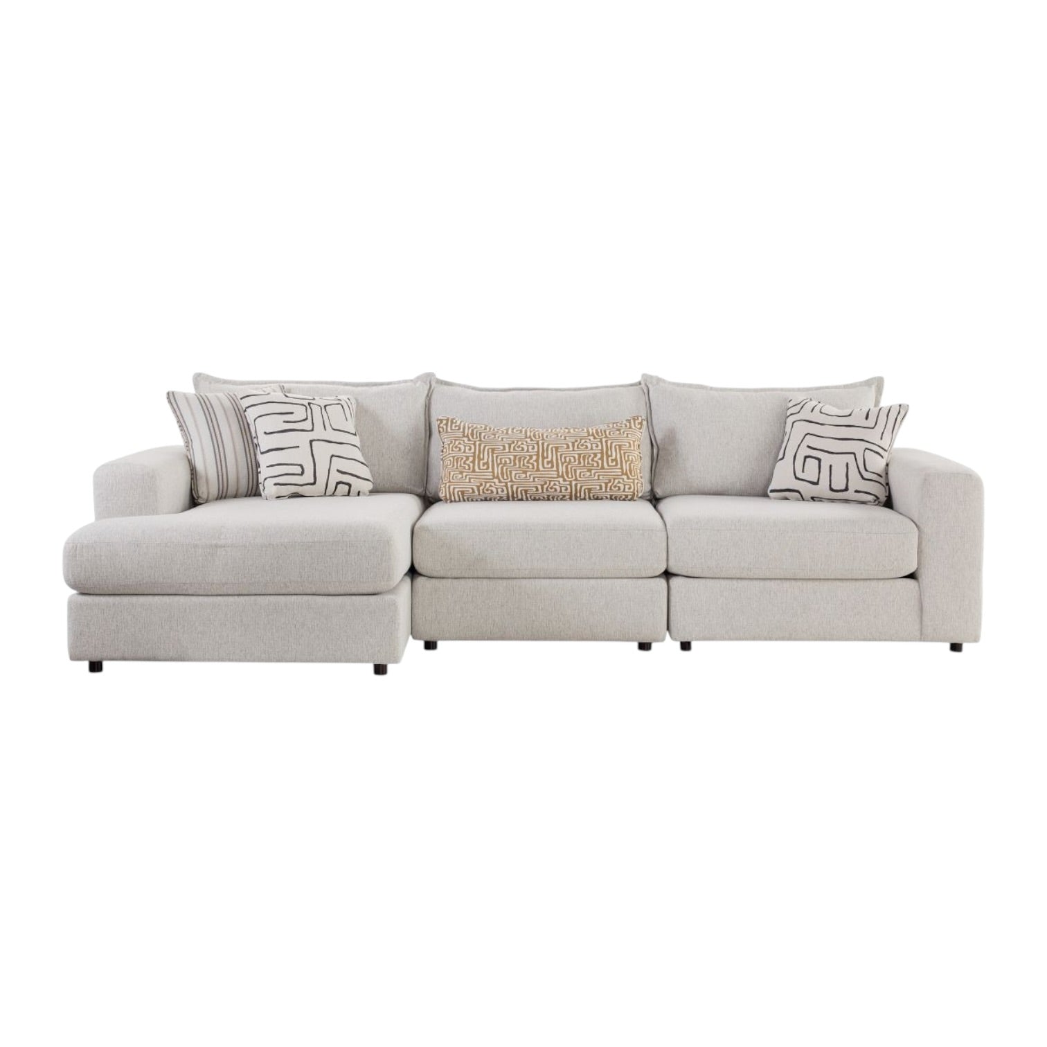 Summit Modular 3 Piece Sectional with Left Arm Facing Chaise