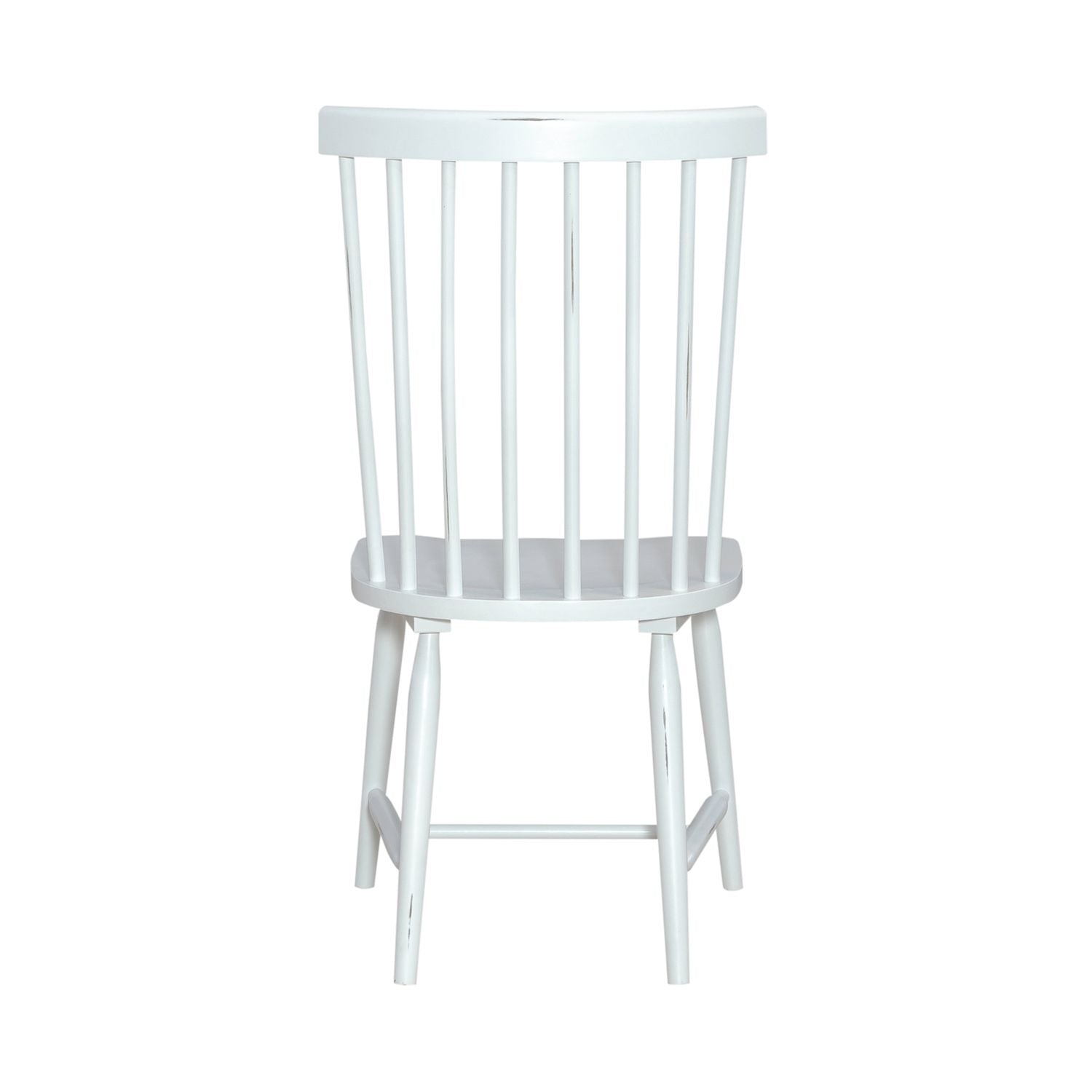 Spindle Back Side Chair - White (RTA)