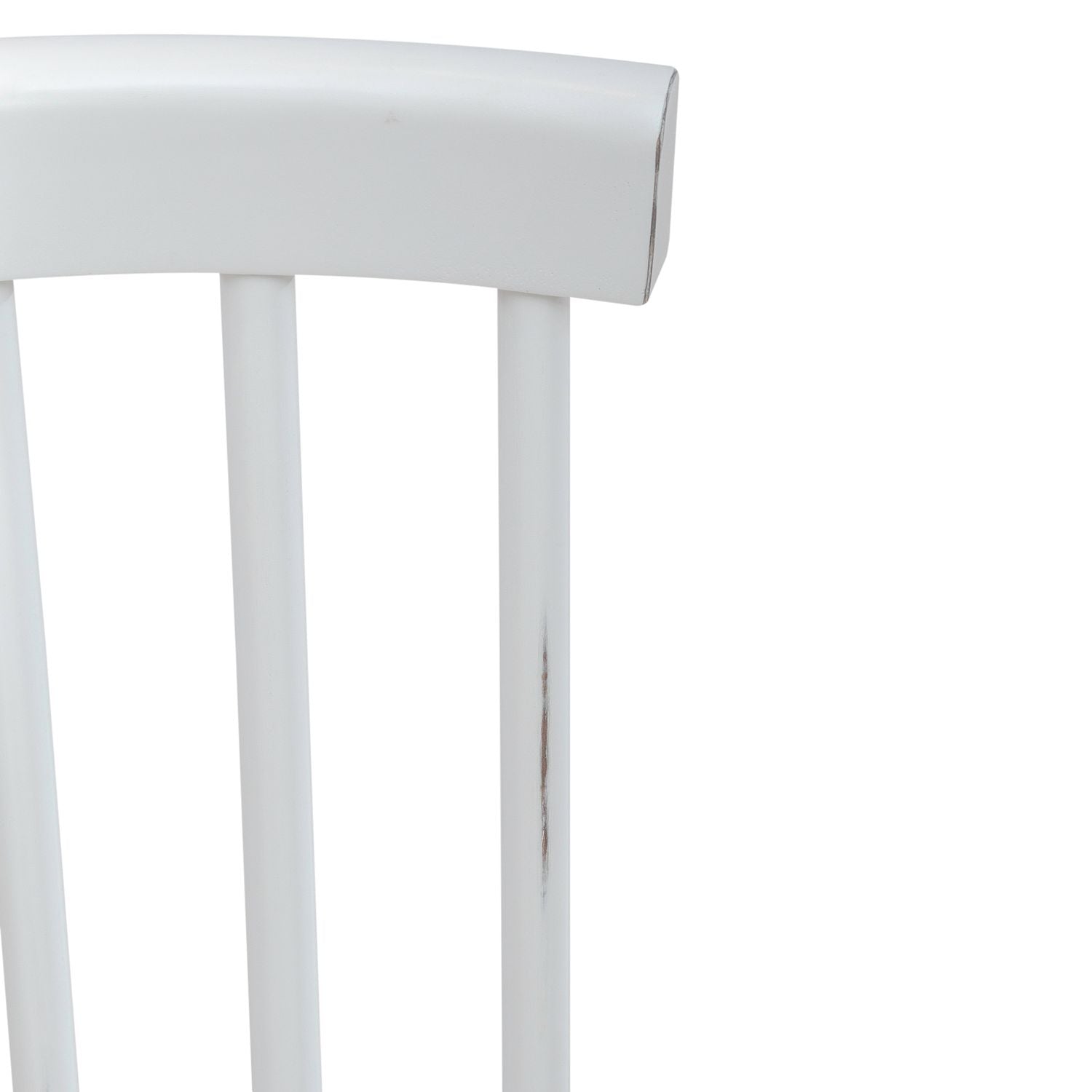 Spindle Back Side Chair - White (RTA)
