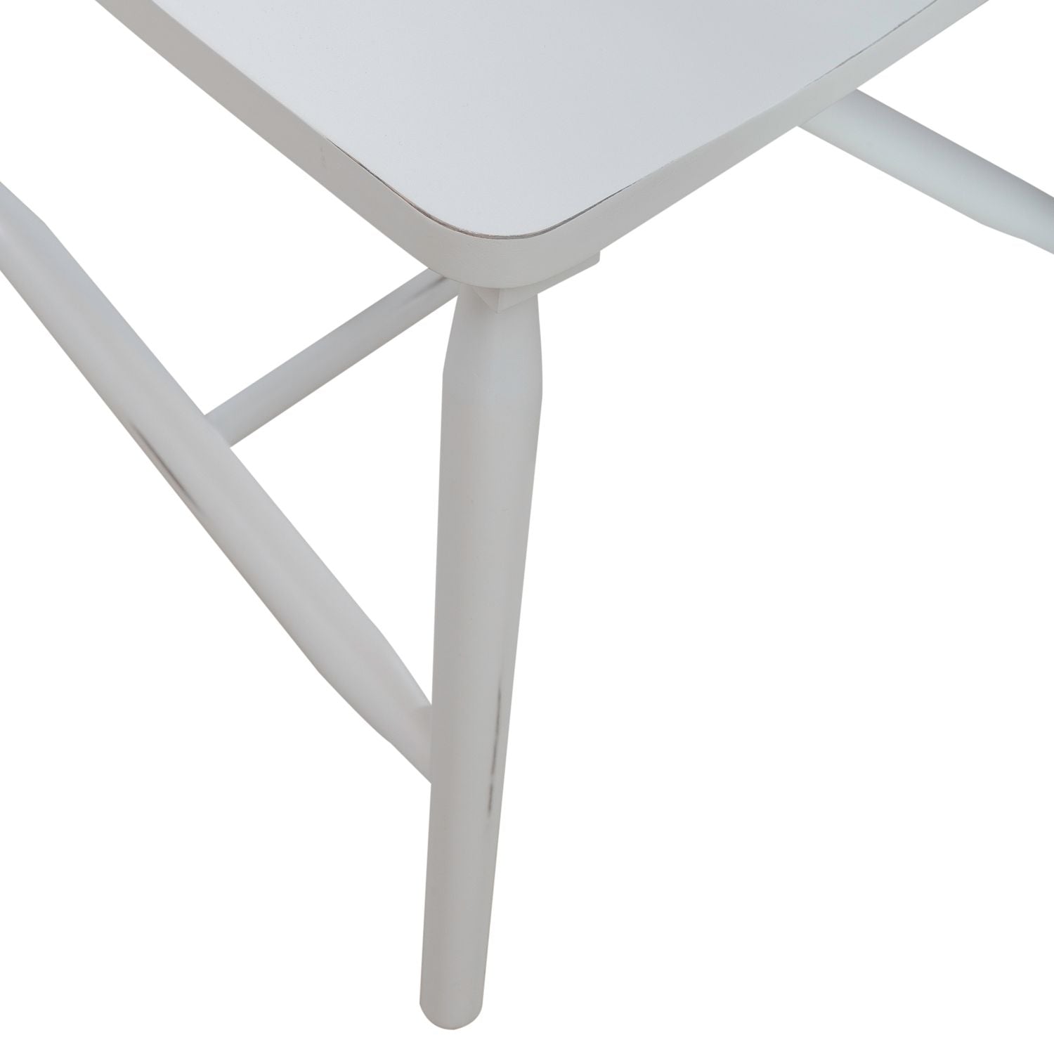 Spindle Back Side Chair - White (RTA)