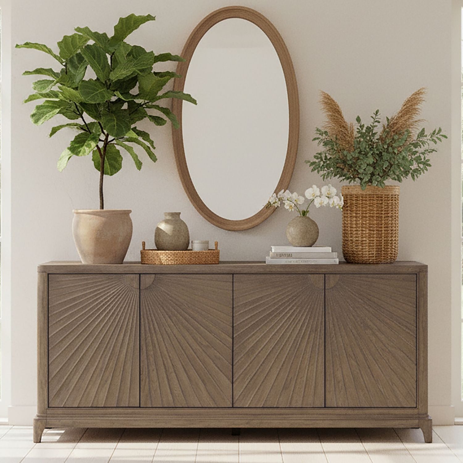4 Door Accent Cabinet