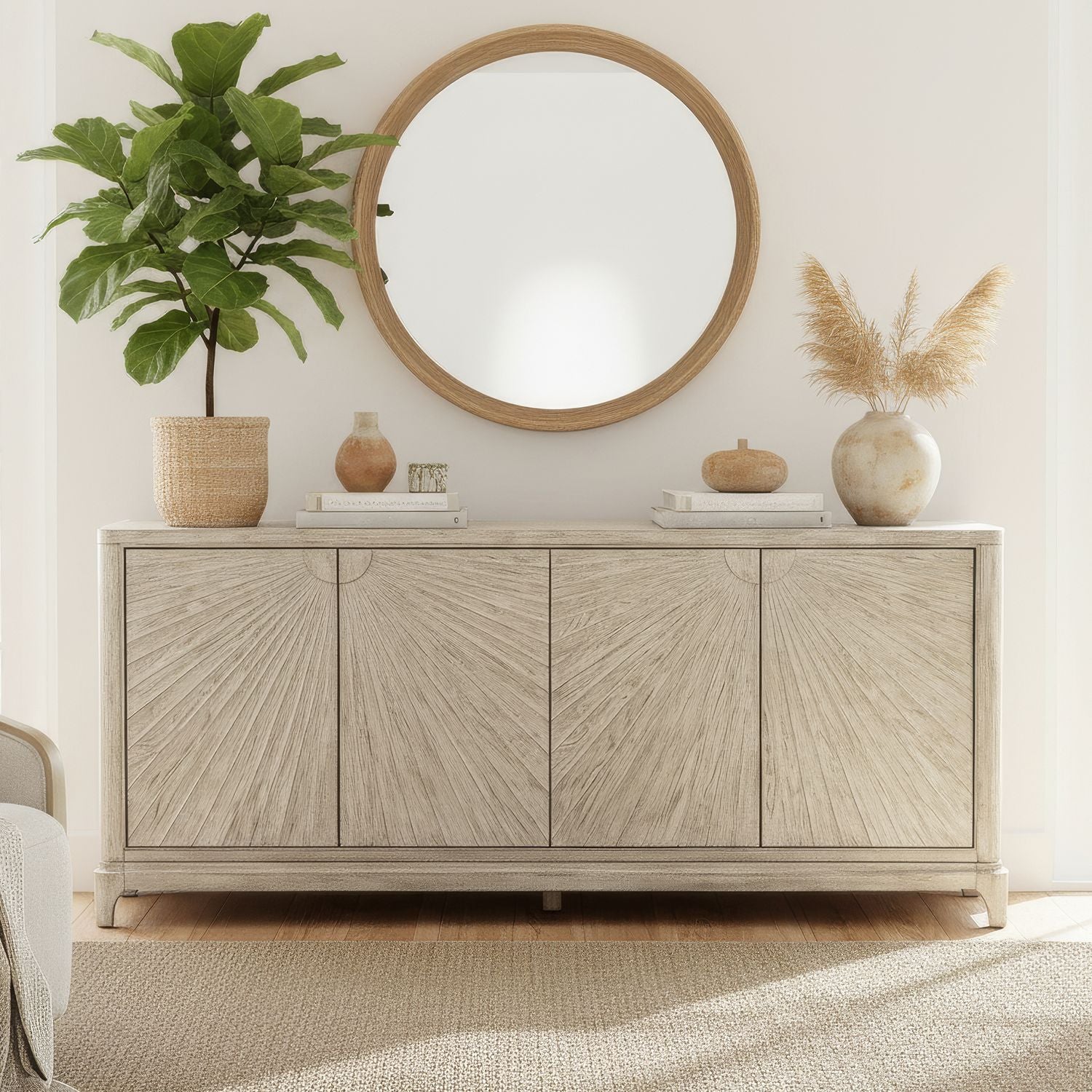 4 Door Accent Cabinet