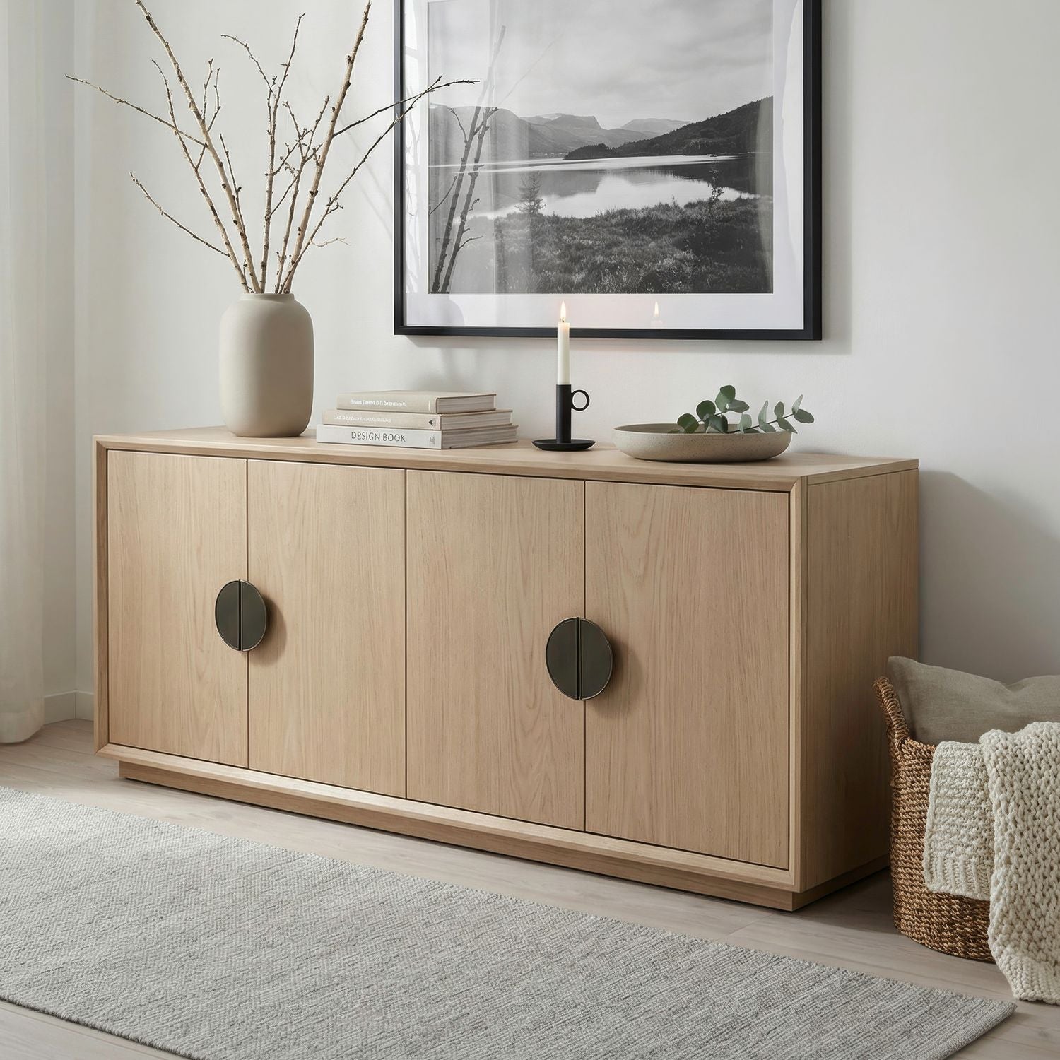 4 Door Accent Cabinet