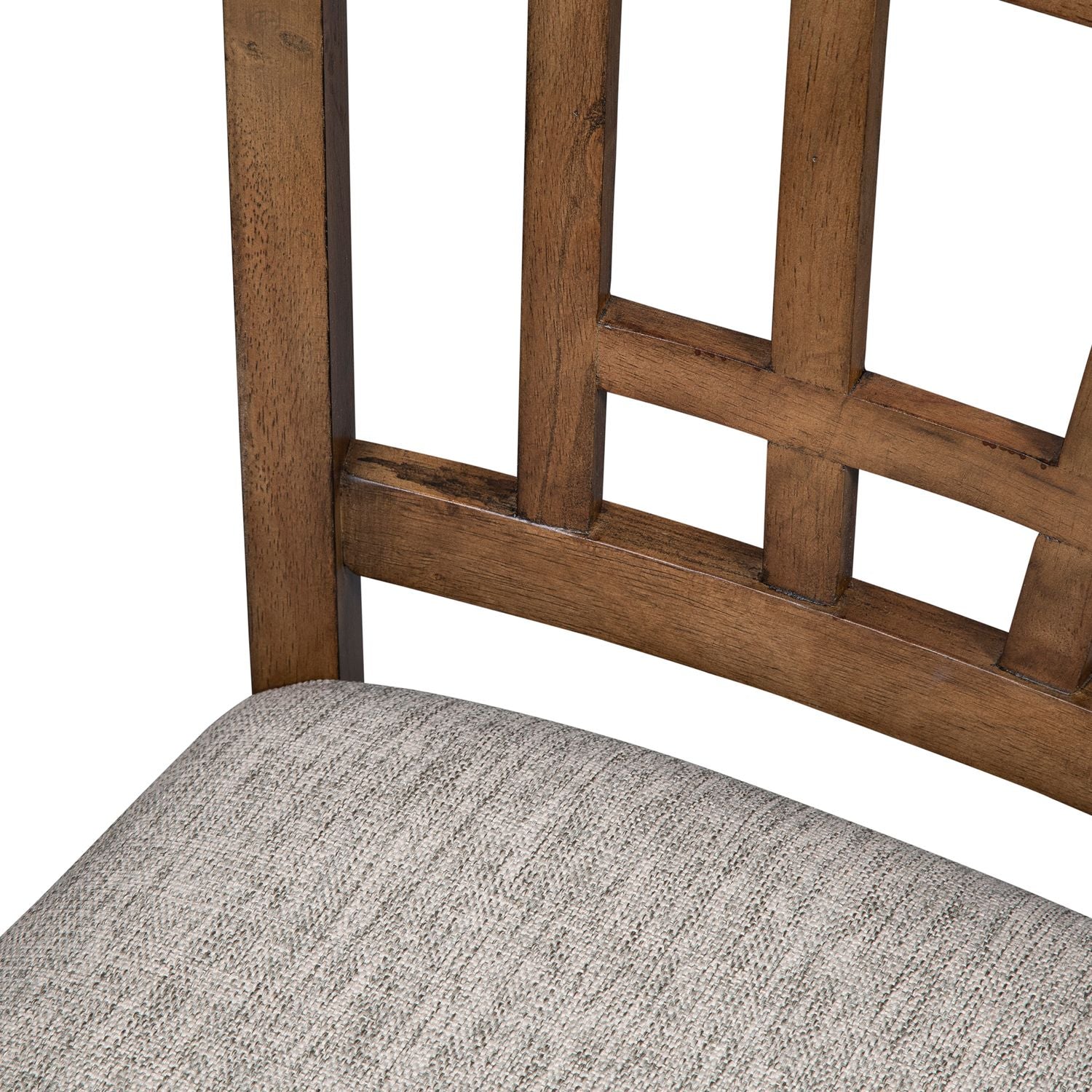 24 Inch Lattice Back Counter Chair