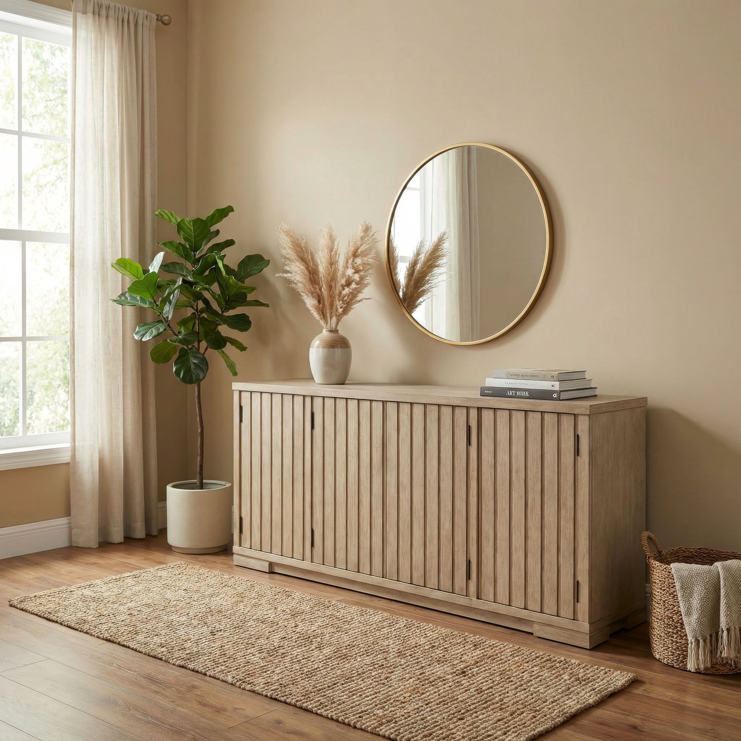 4 Door Accent Cabinet
