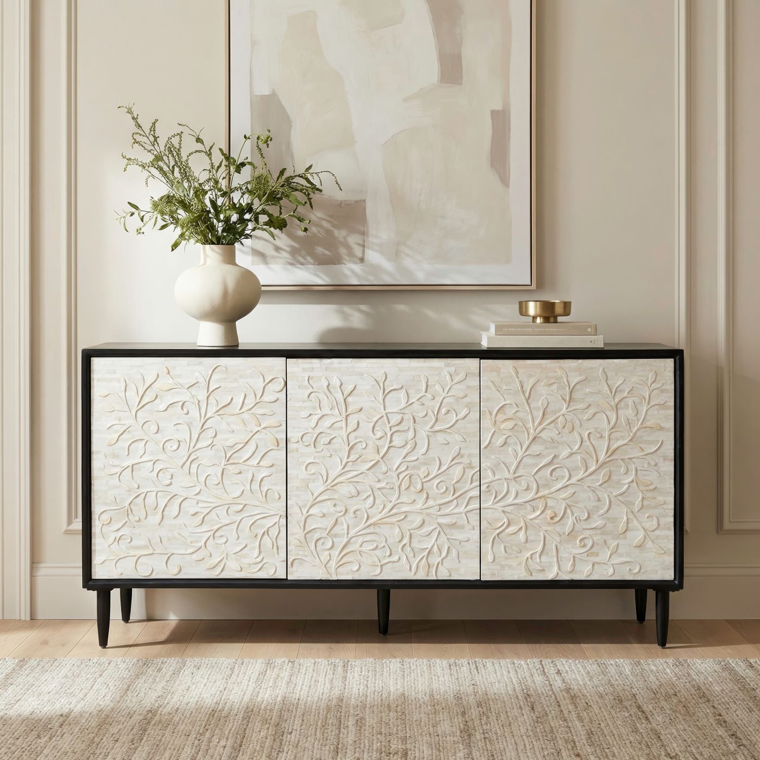 3 Door Accent Cabinet