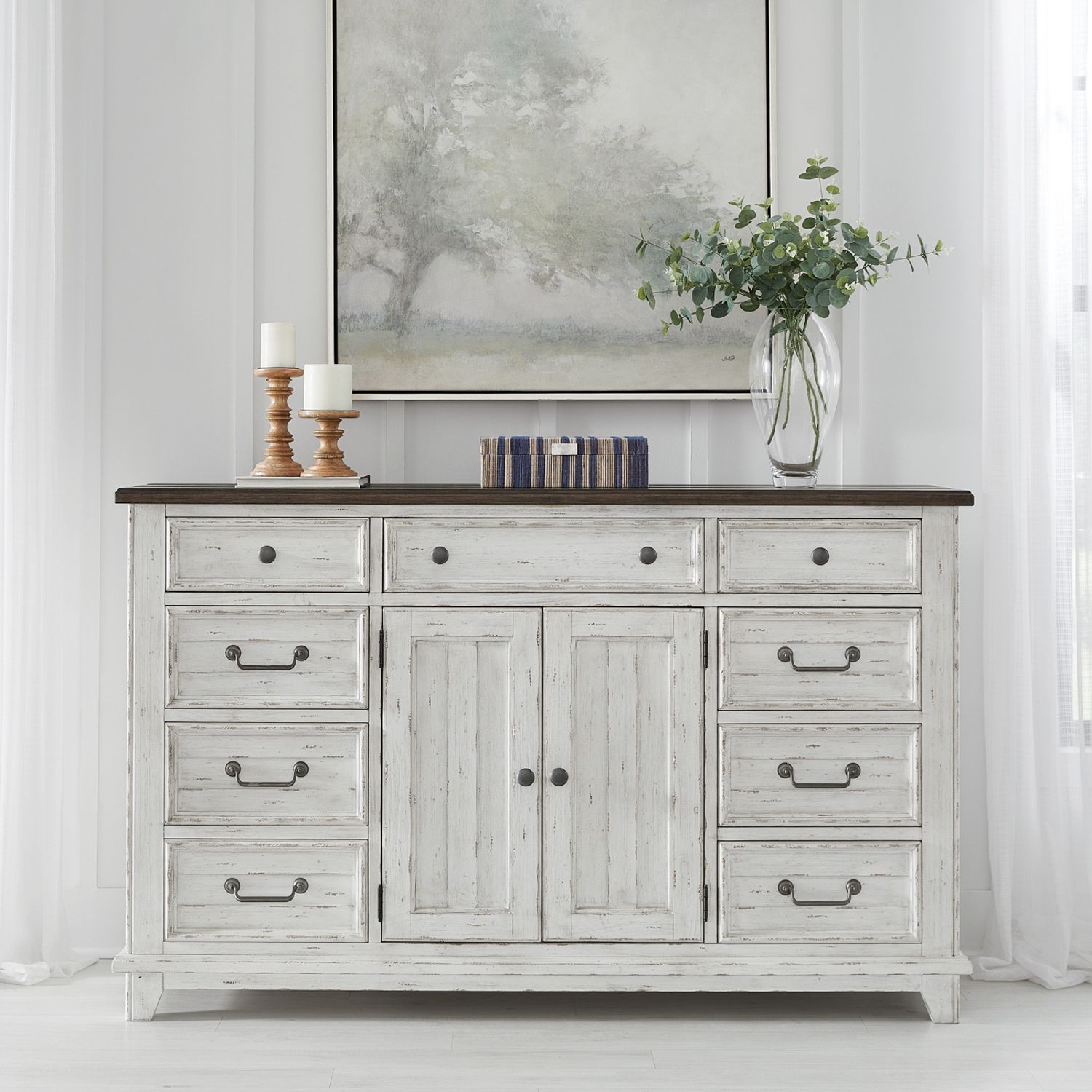 2 Door 9 Drawer Dresser