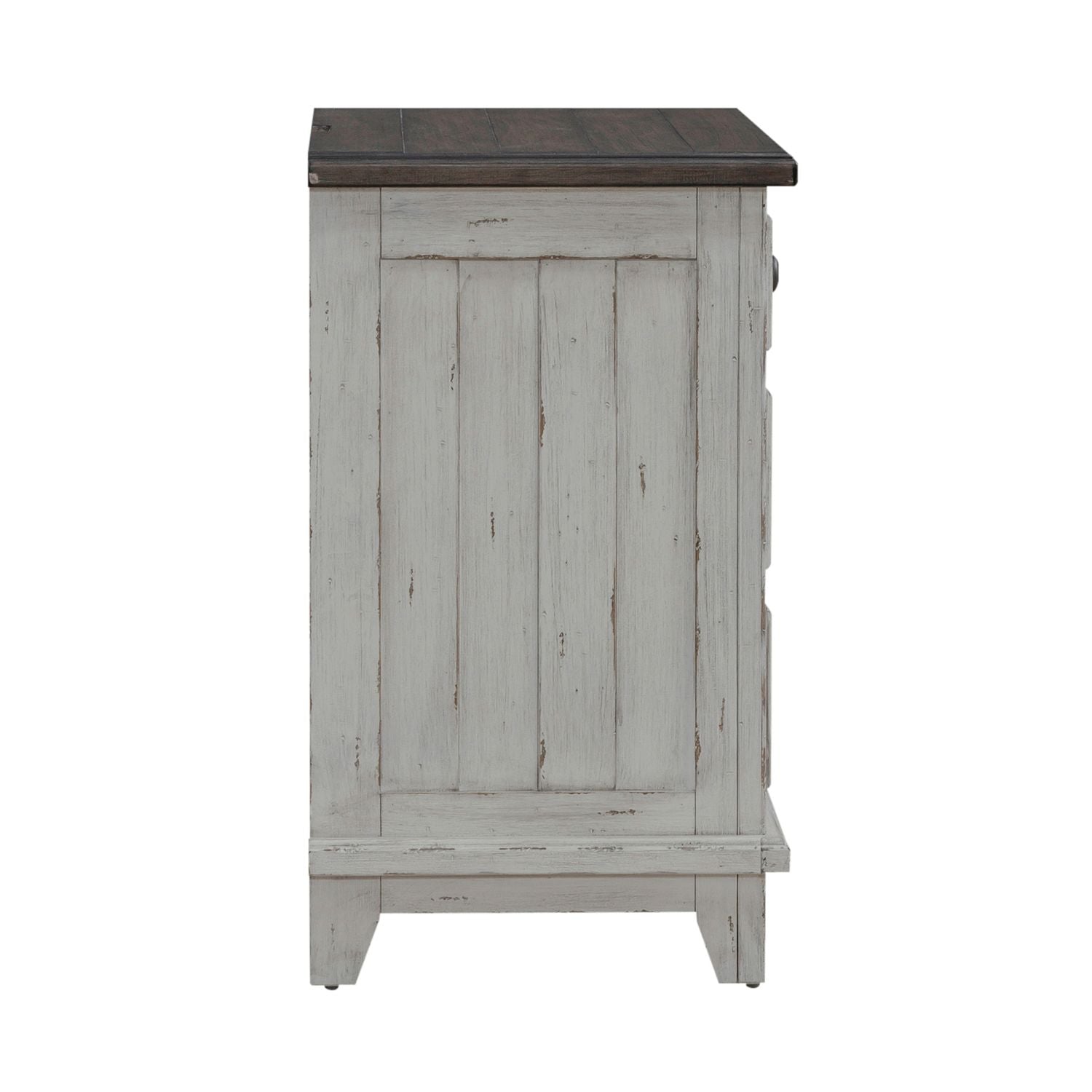 3 Drawer Nightstand w/ Charging Station
