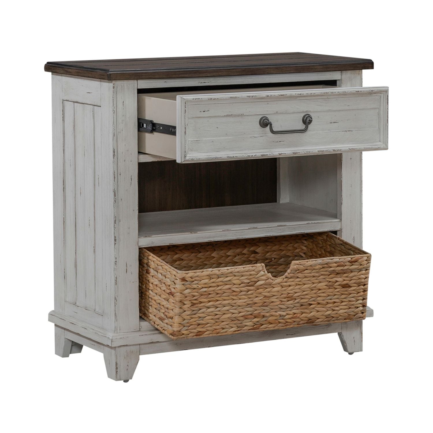 Bedside Chest w/ Charging Station