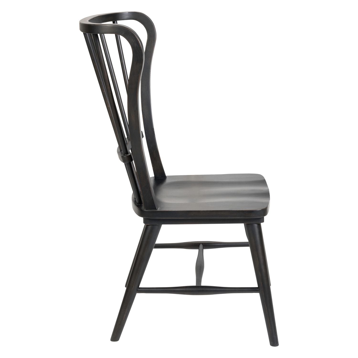 Windsor Back Side Chair - Black (RTA)