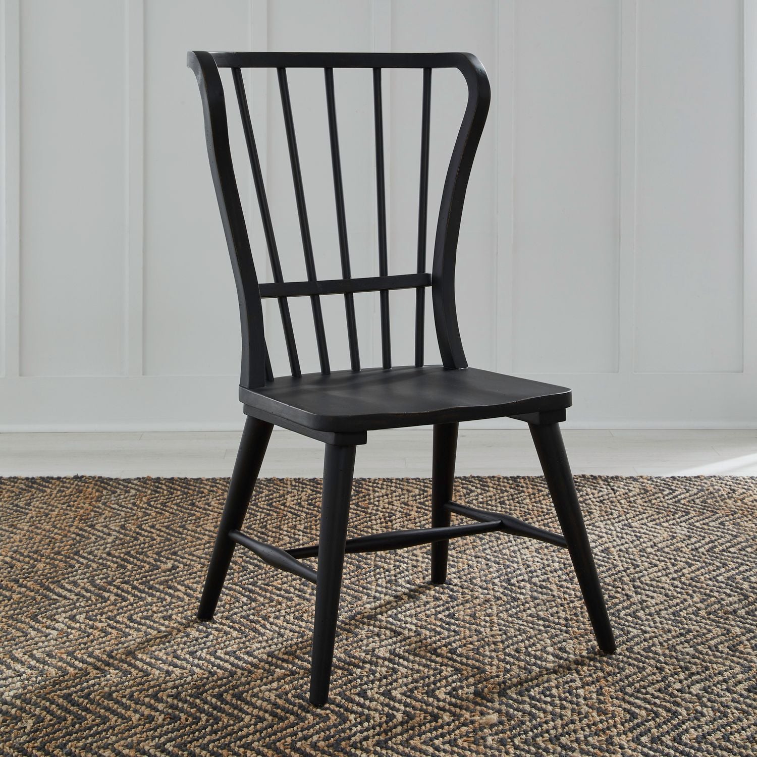 Windsor Back Side Chair - Black (RTA)