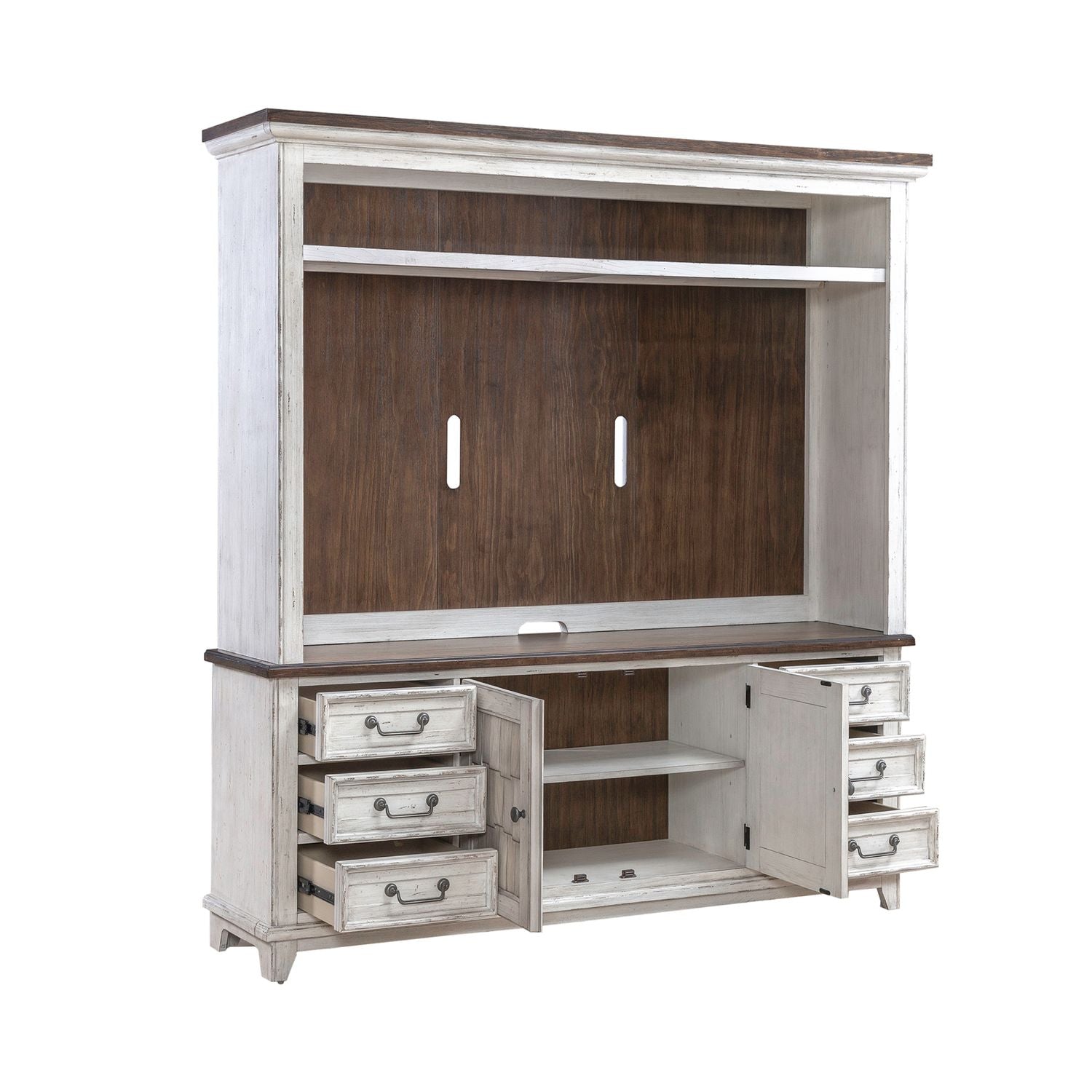 Entertainment Center with Piers