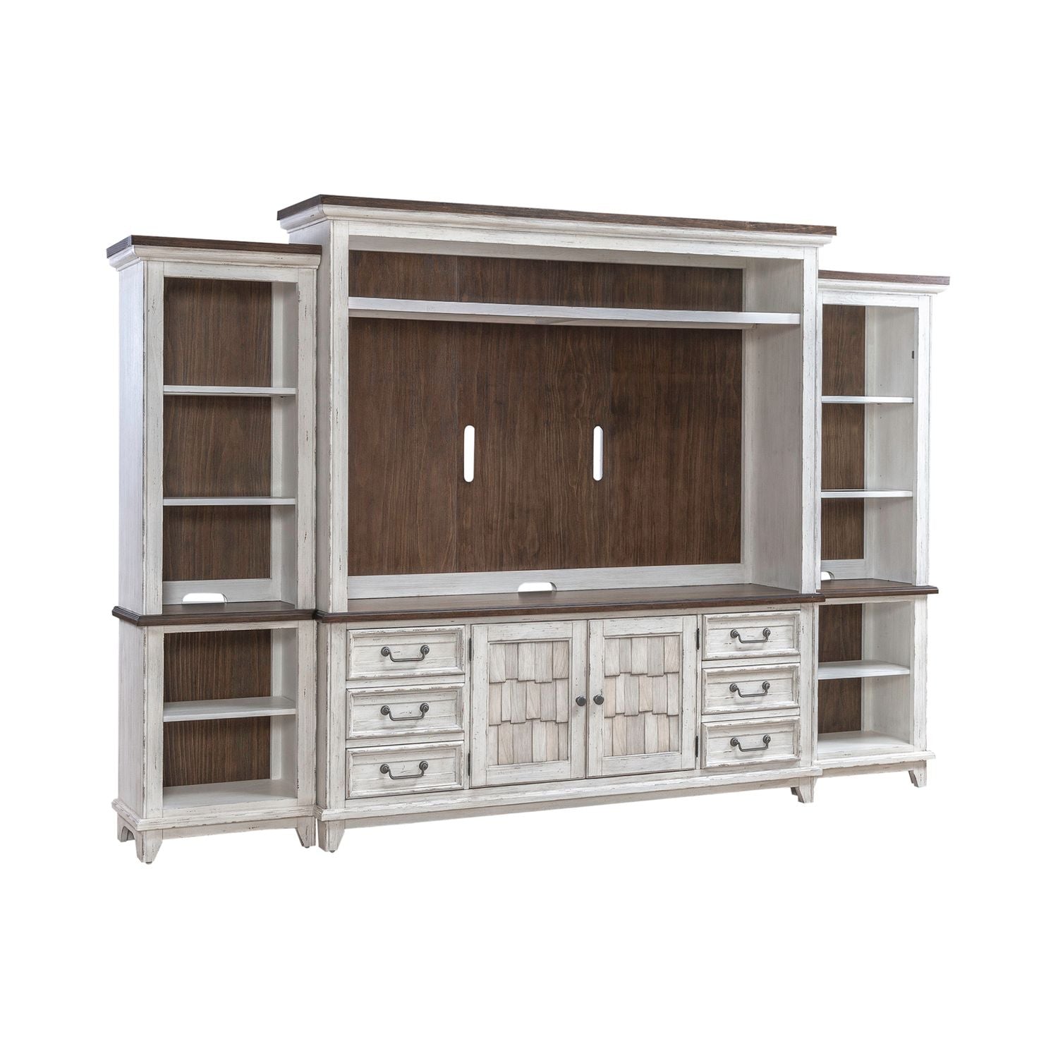 Entertainment Center with Piers