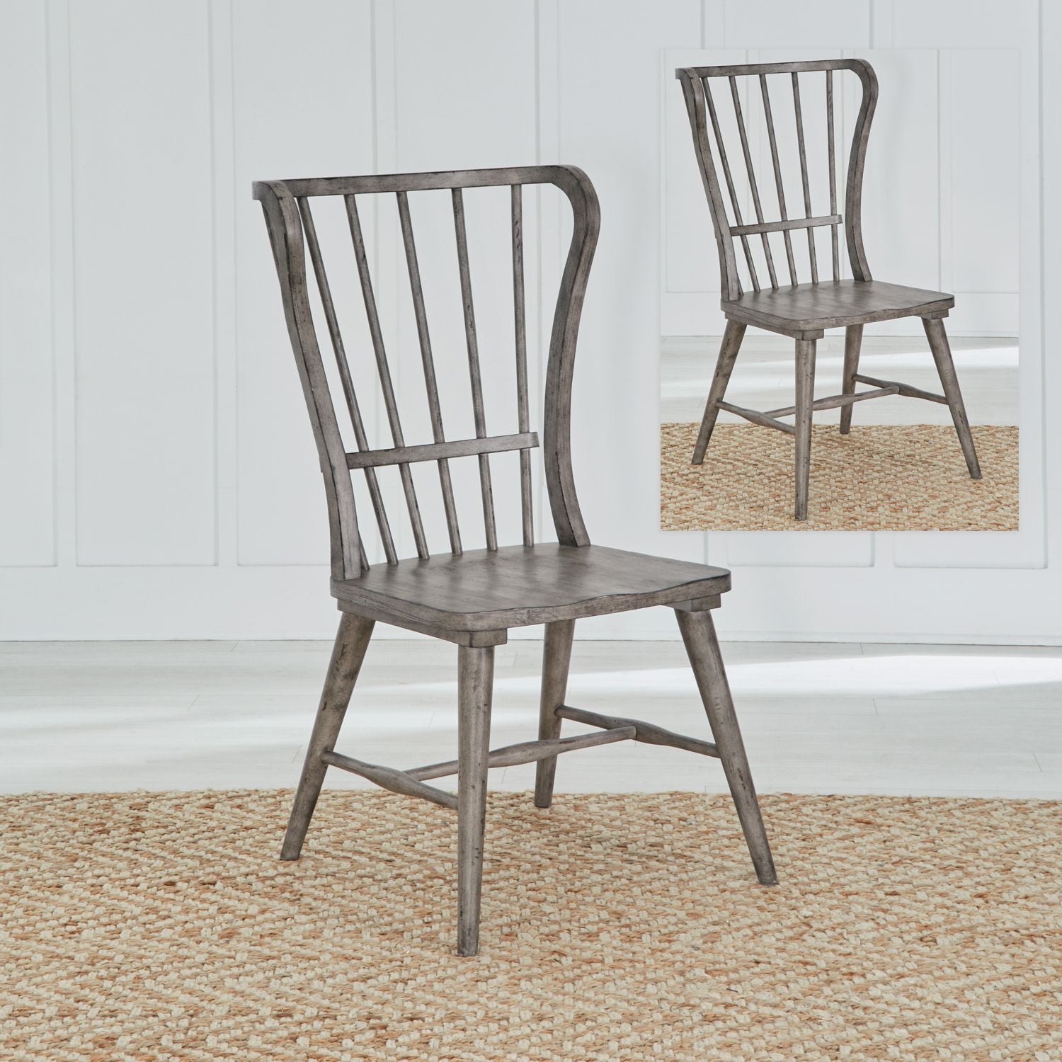 Windsor Back Side Chair (RTA) - Set of 2