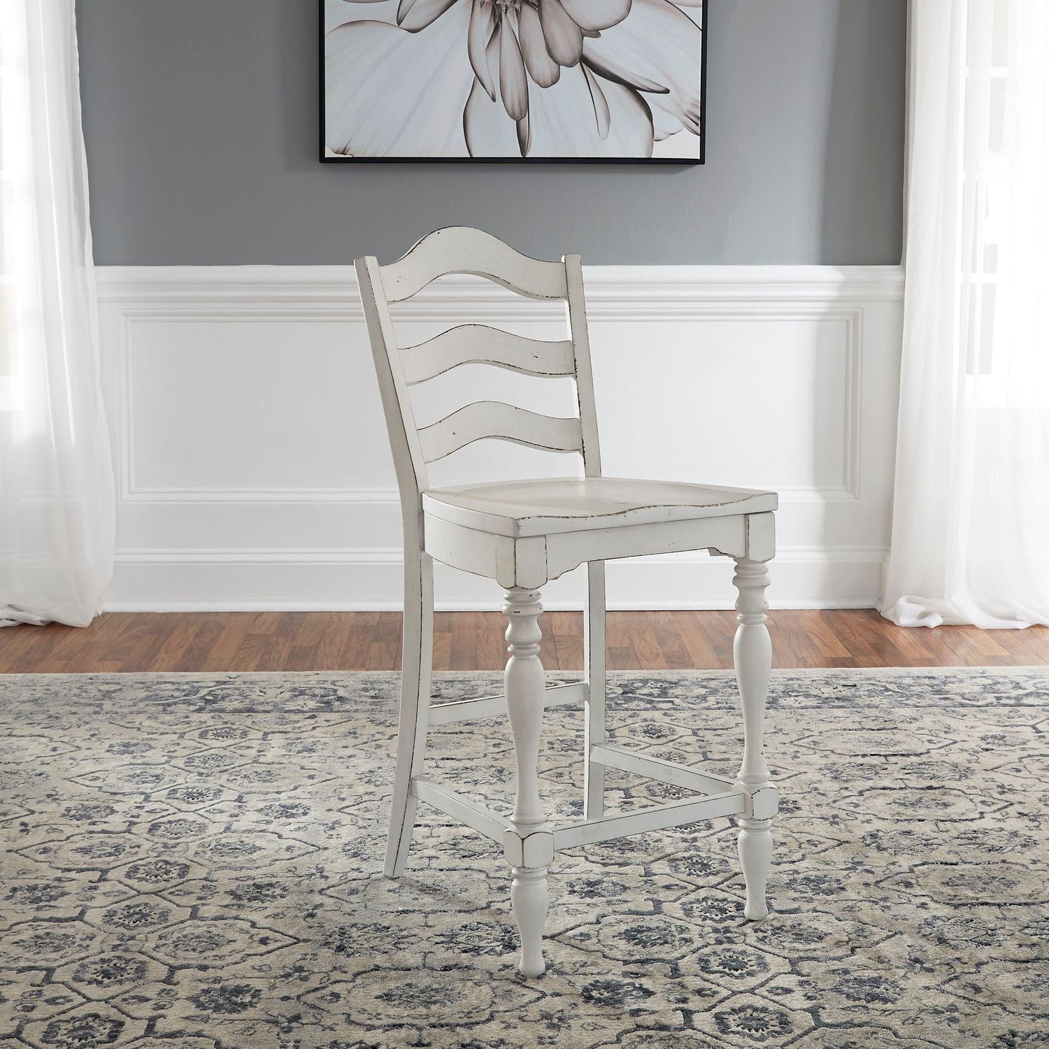 Ladder Back Counter Chair (RTA)