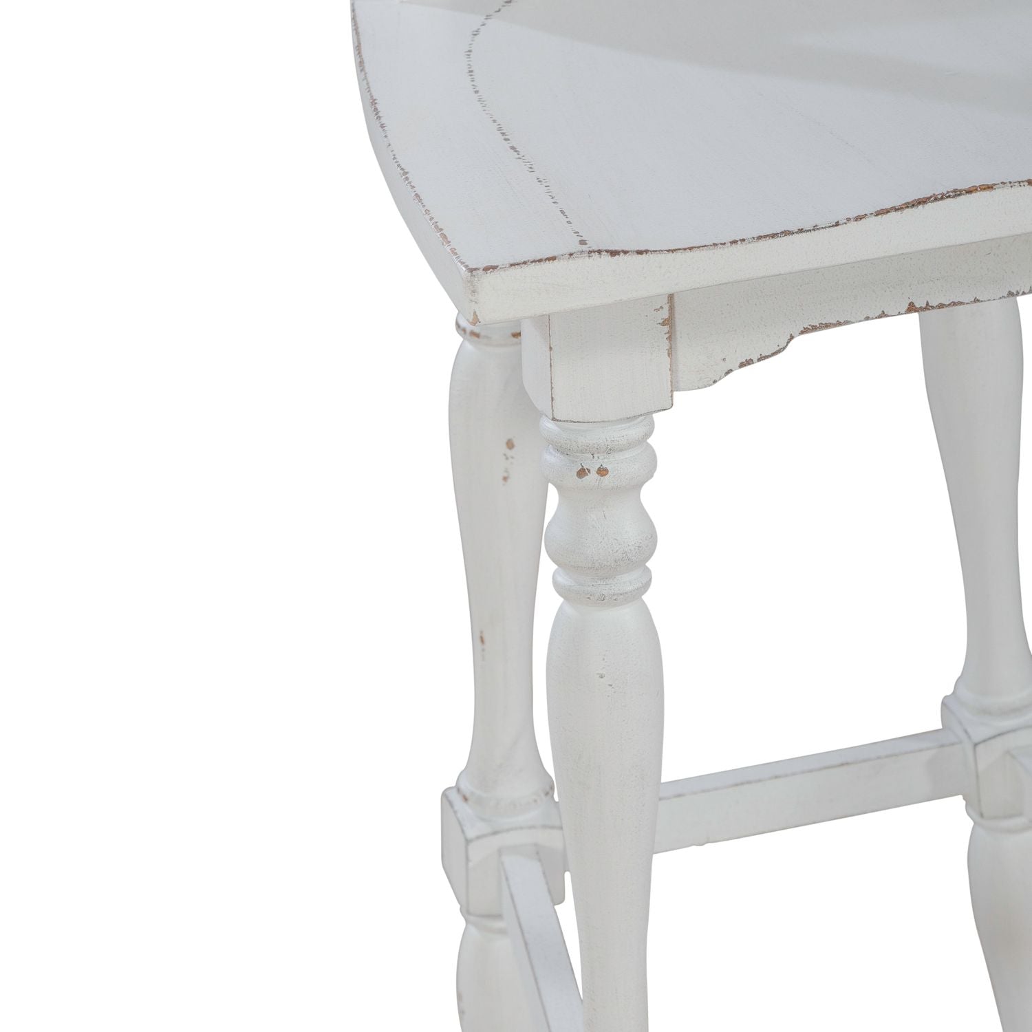 Ladderback Swivel Bar Stool