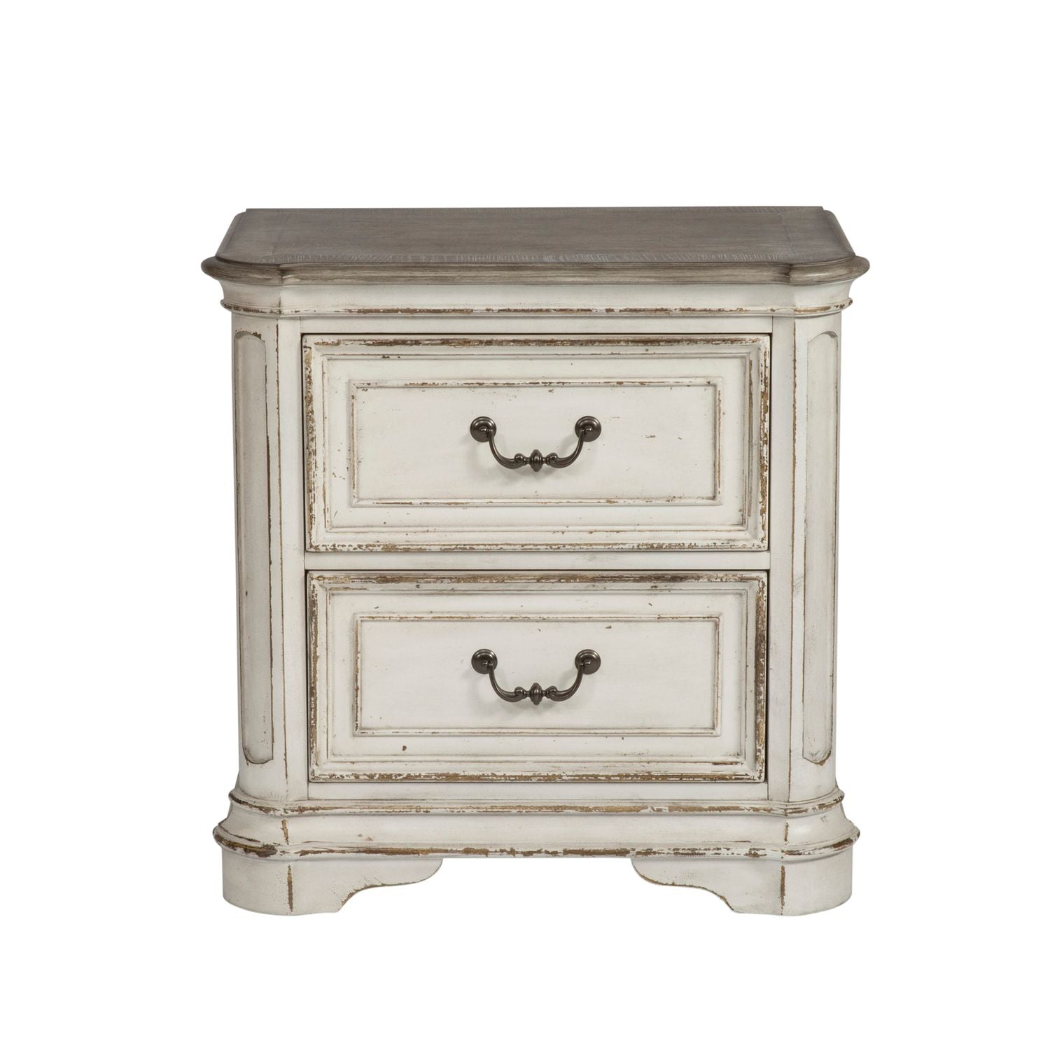 Queen Uph Bed, Dresser & Mirror, Night Stand