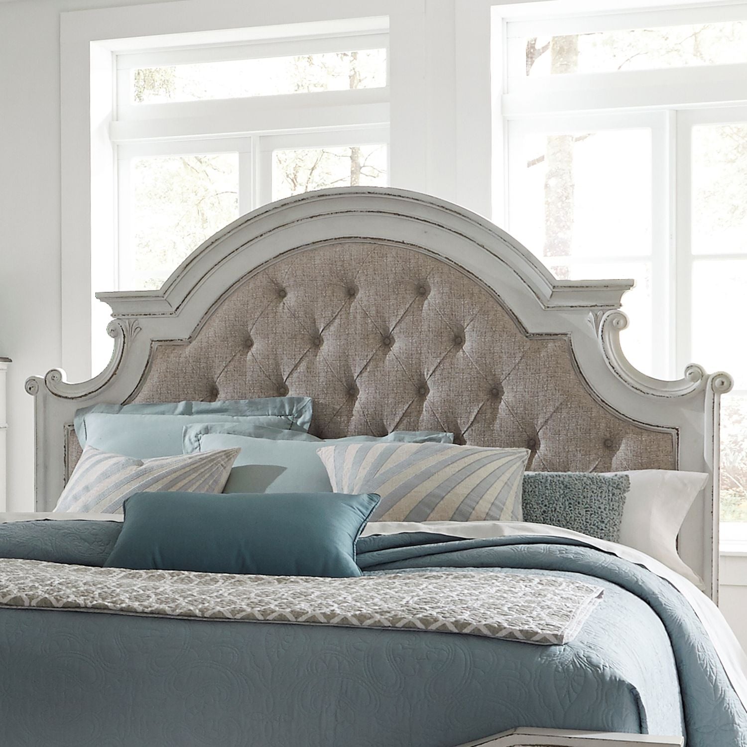 King Uph Panel Headboard