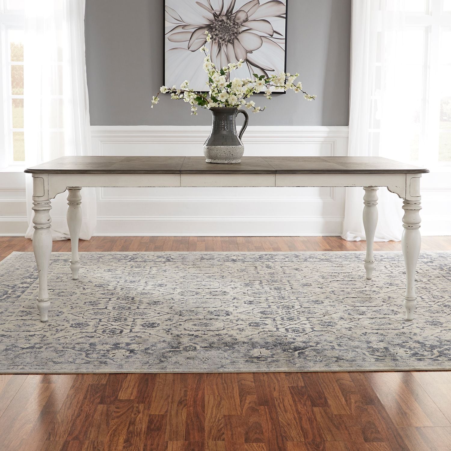 7 Piece Leg Table Set