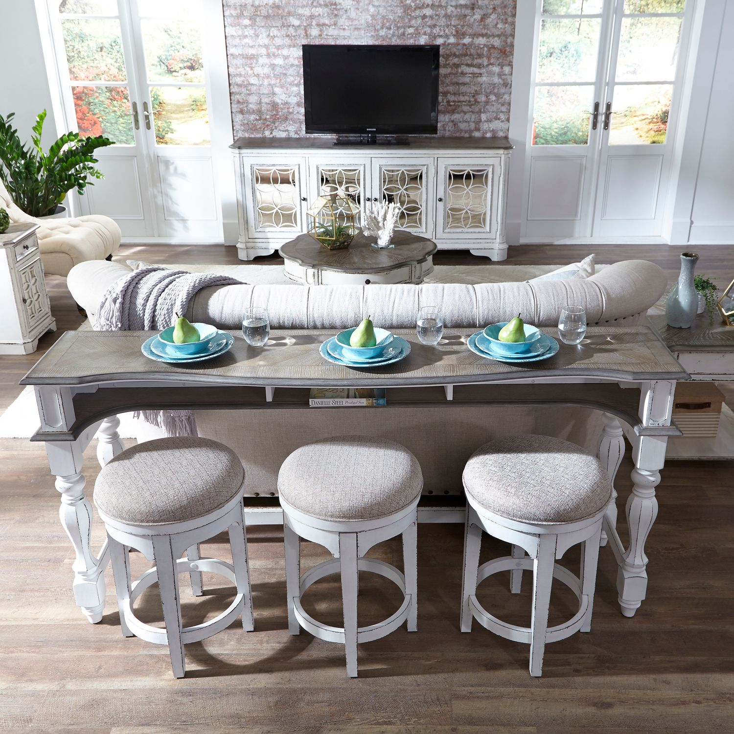 Console Swivel Stool