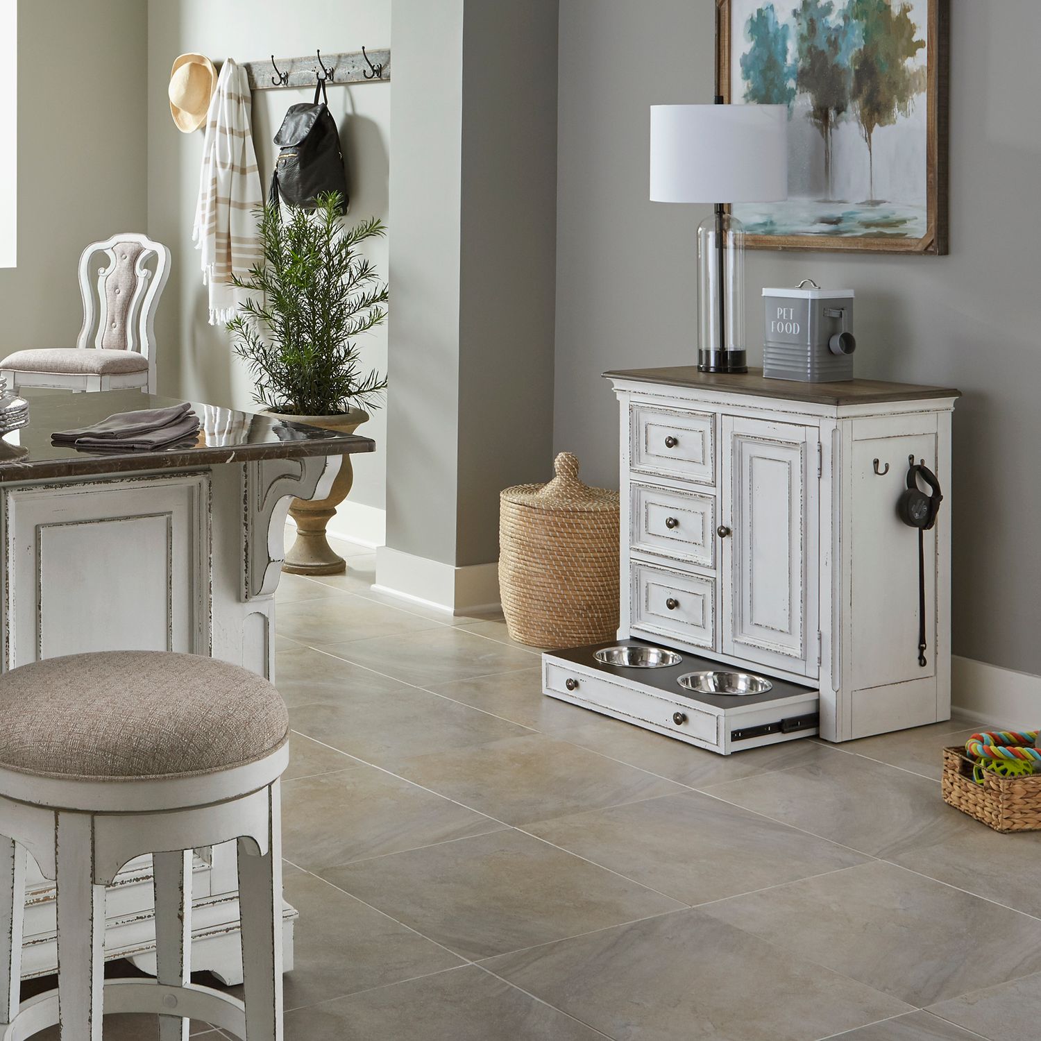 Pet Feeder Cabinet