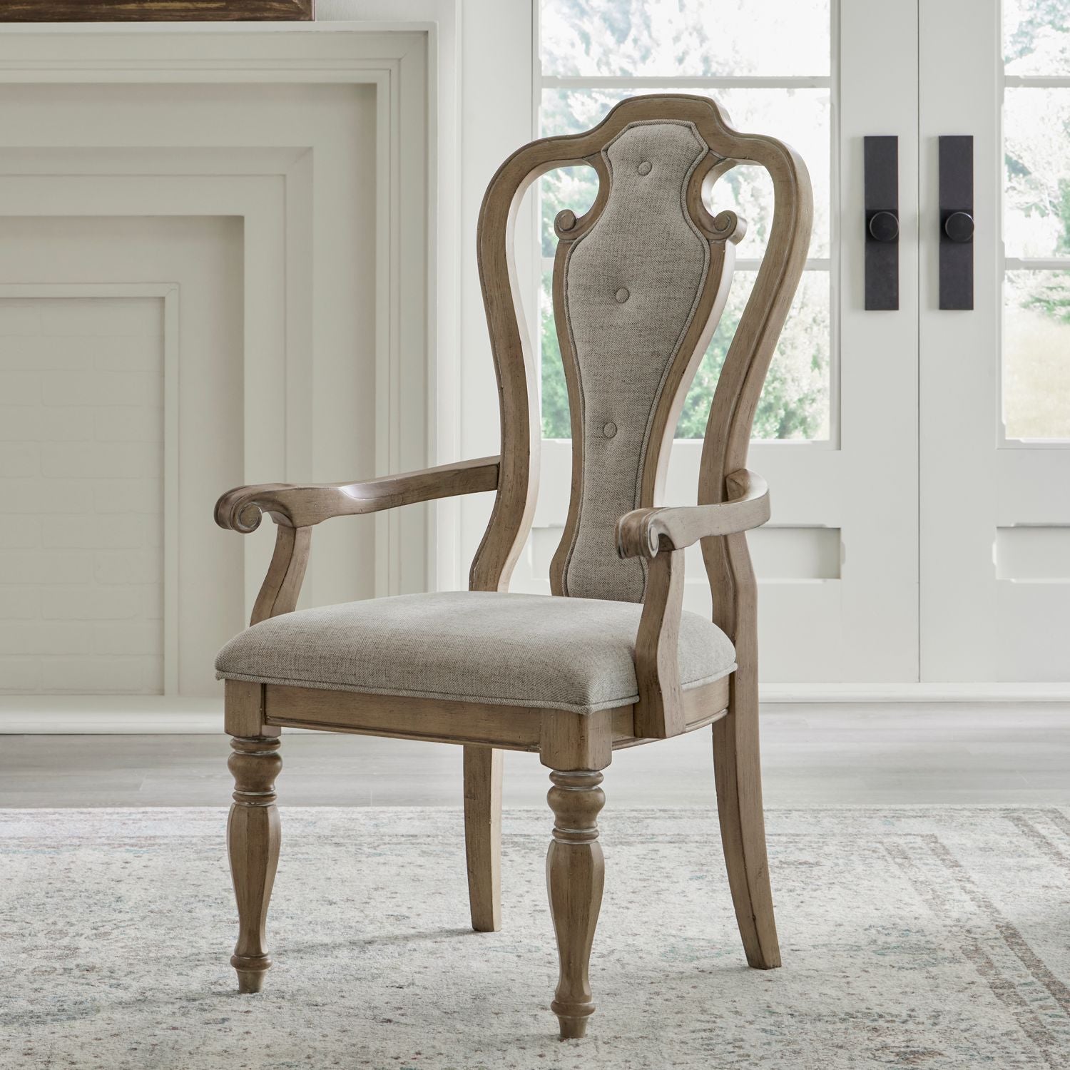 Splat Back Uph Arm Chair (RTA)