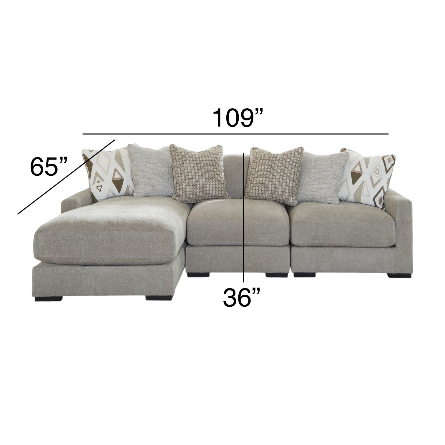 Jolie Sectional -Customizable