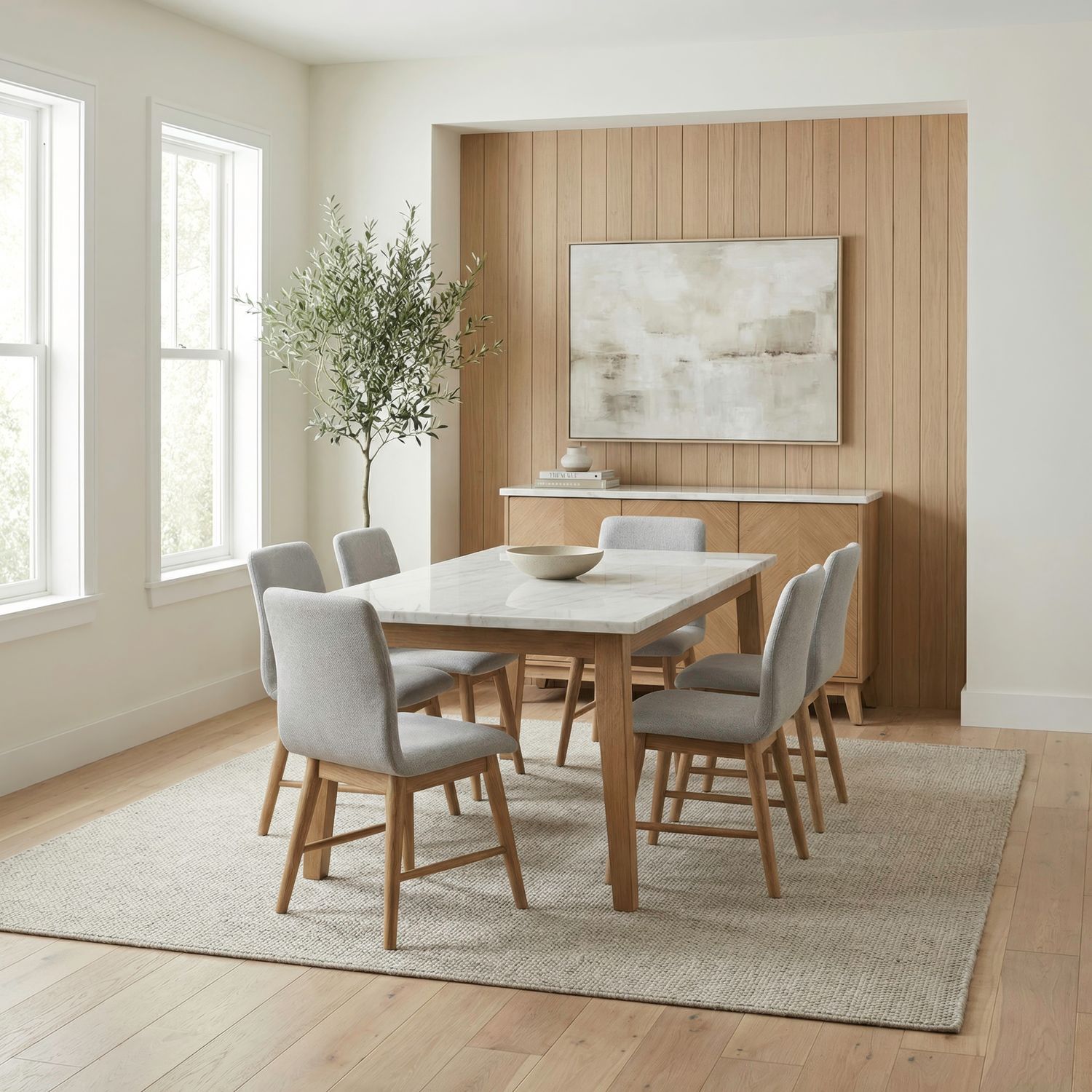 7 Piece Rectangular Table Set