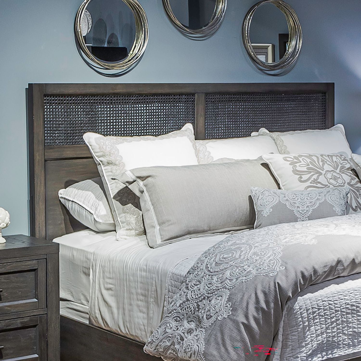 King Cane Panel Headboard