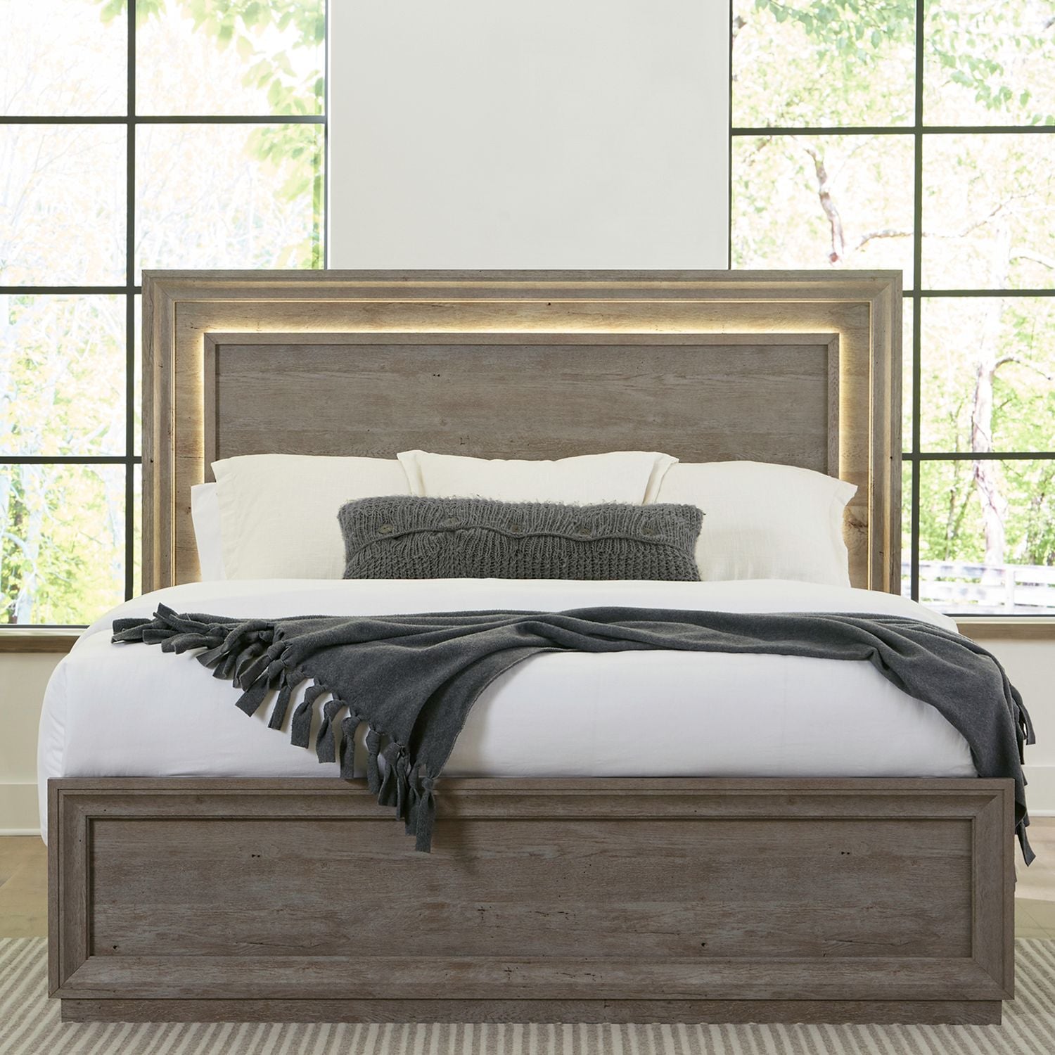 King California Panel Bed