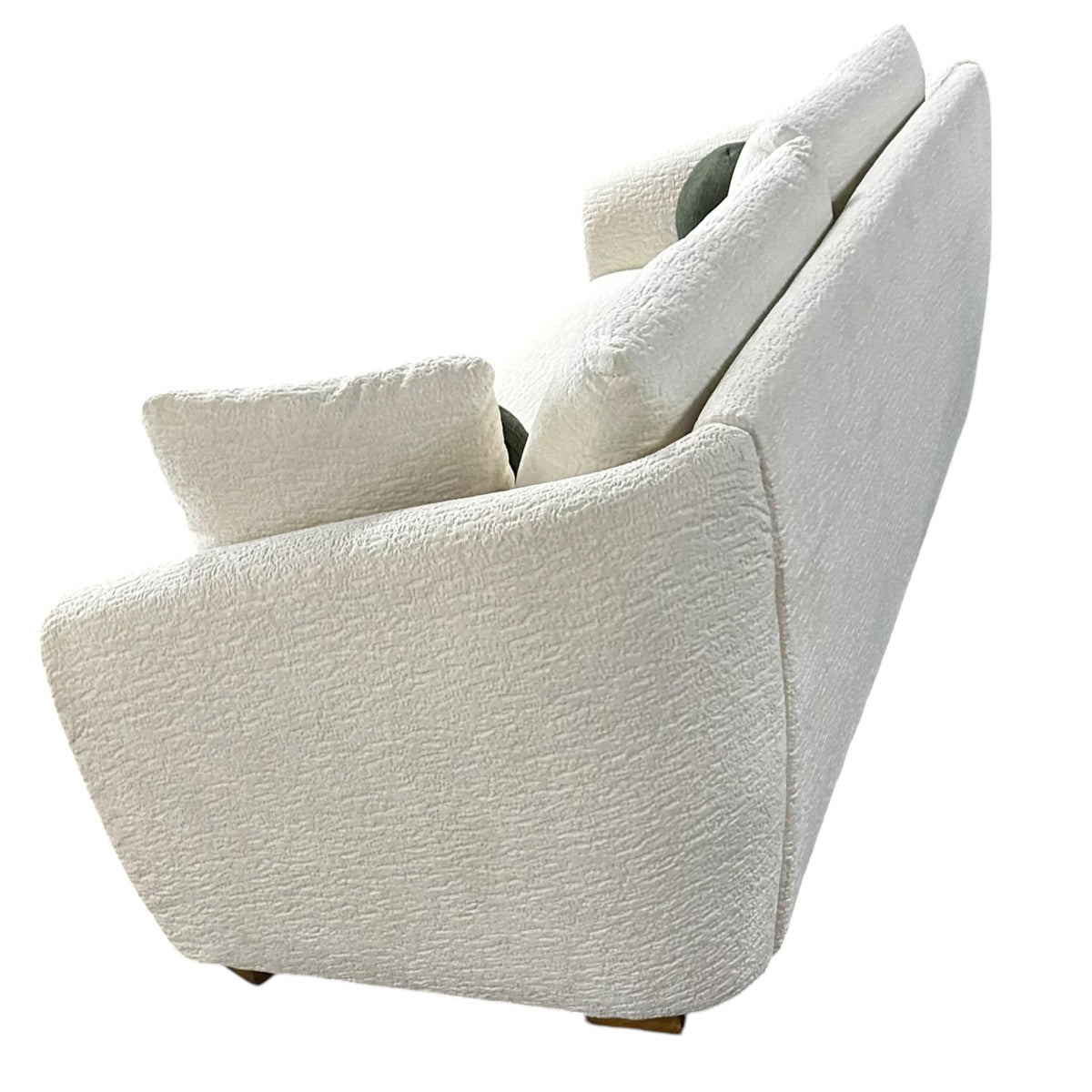 Ivory Boucle Sofa