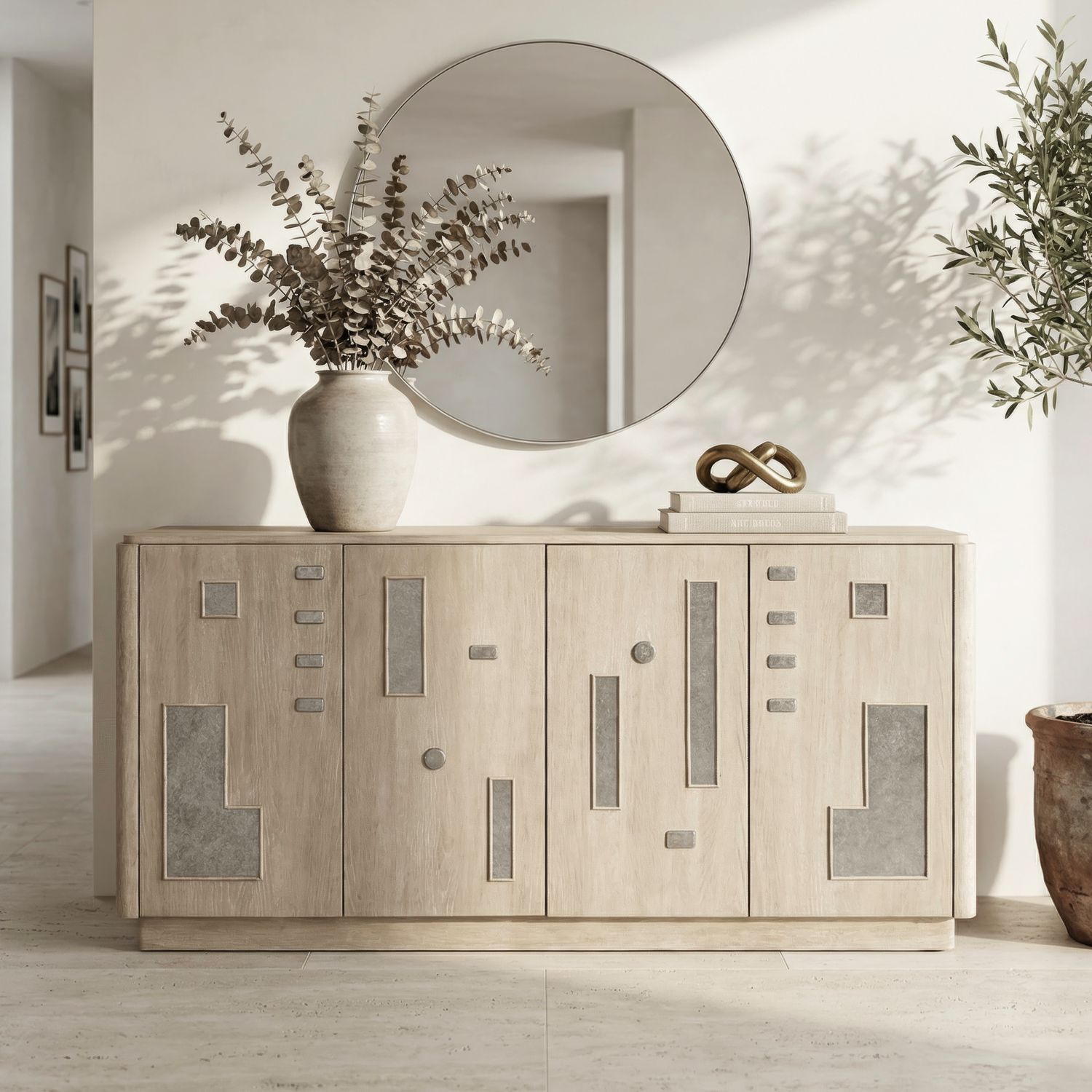 4 Door Accent Cabinet