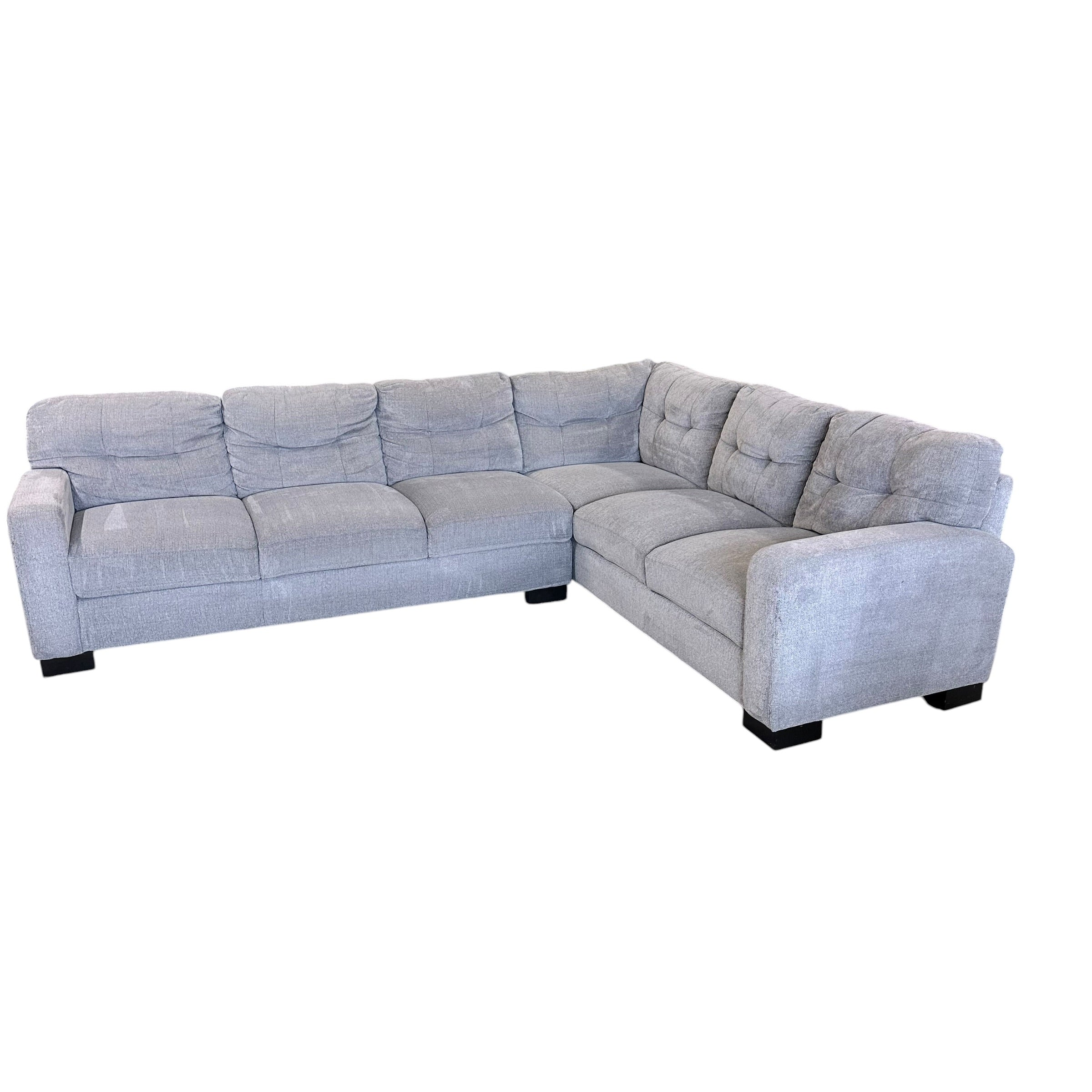 L Shape Sectional in Gray