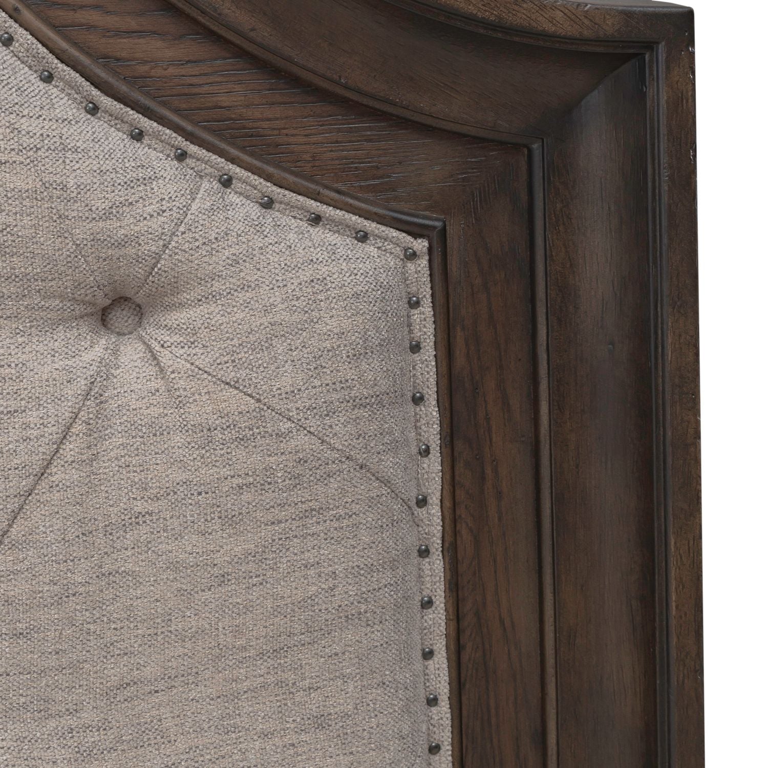 King Uph Arched Panel Headboard