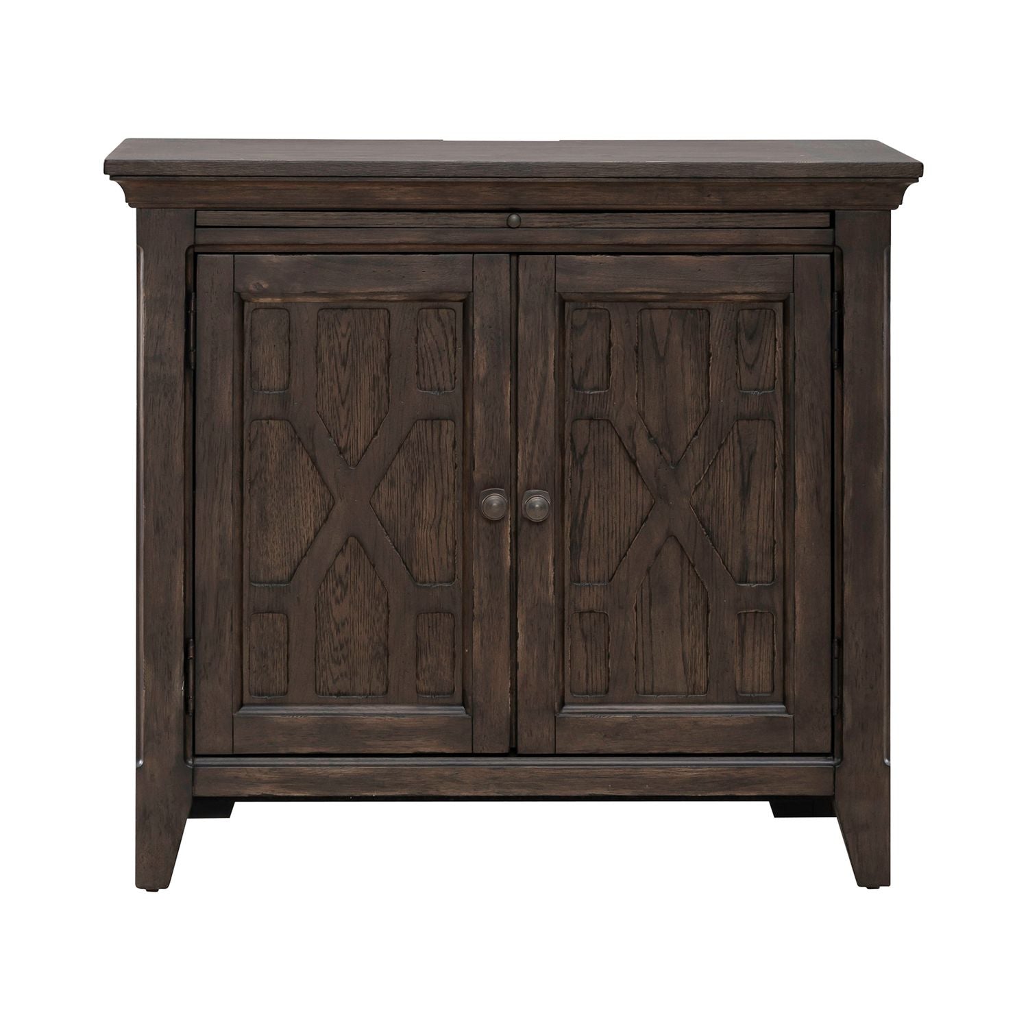 2 Door Bedside Chest w/ Charging Station