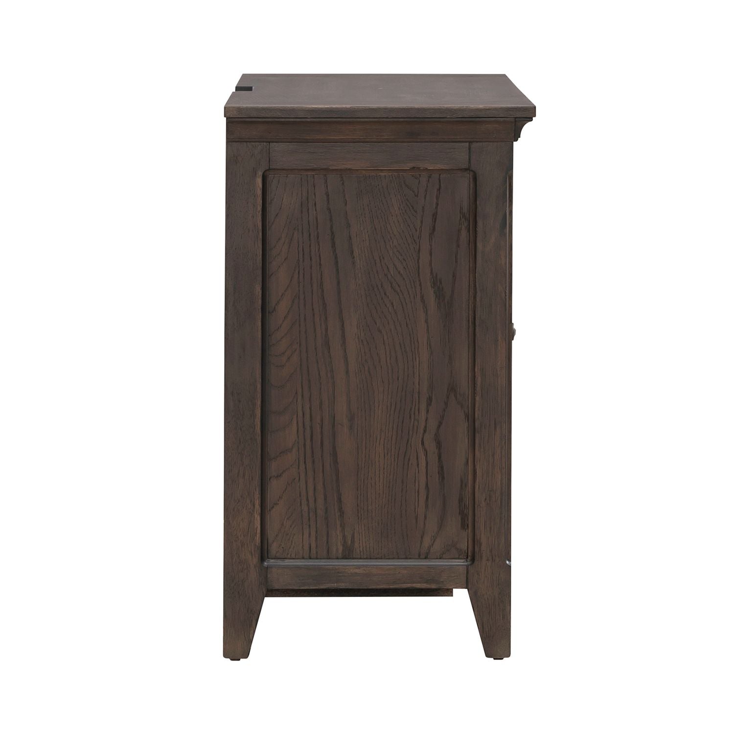 2 Door Bedside Chest w/ Charging Station