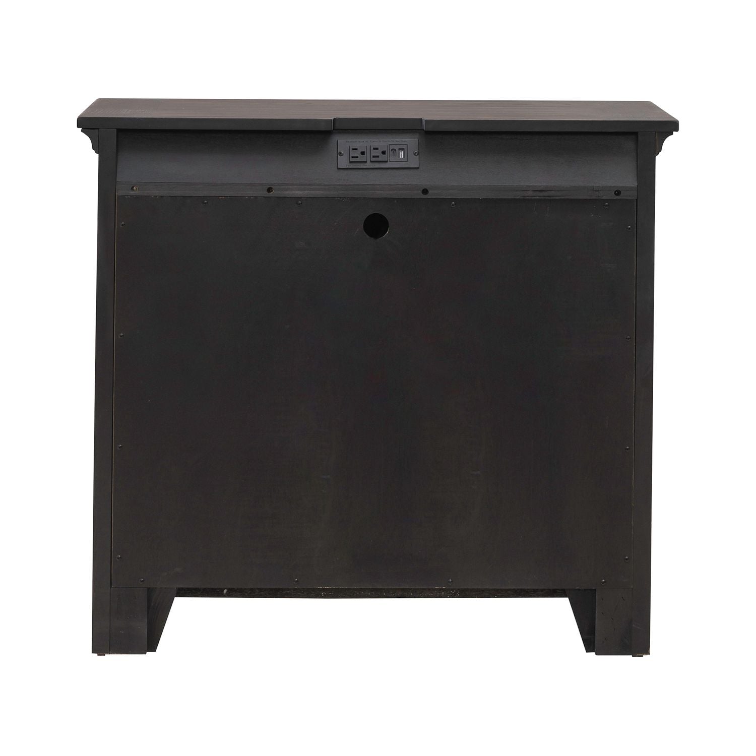 2 Door Bedside Chest w/ Charging Station