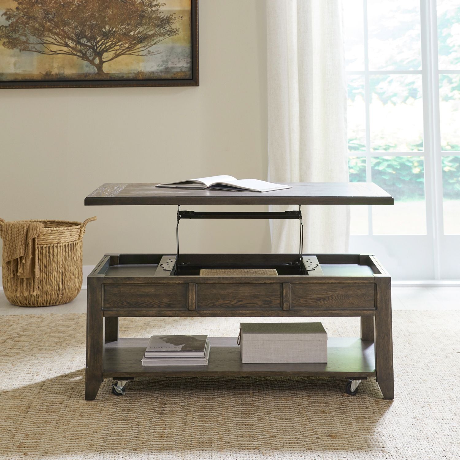 Lift Top Cocktail Table