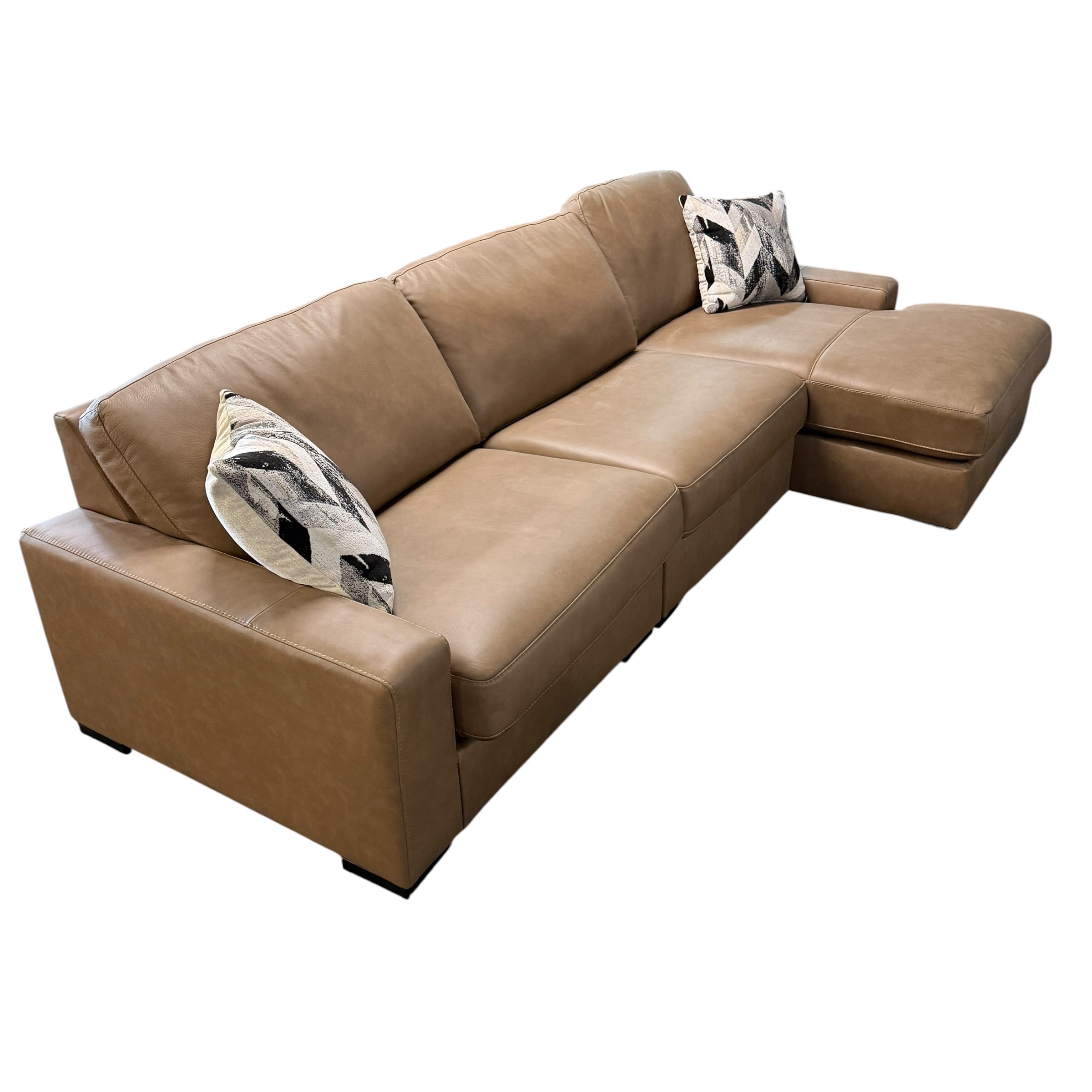 Corinne Leather Sectional