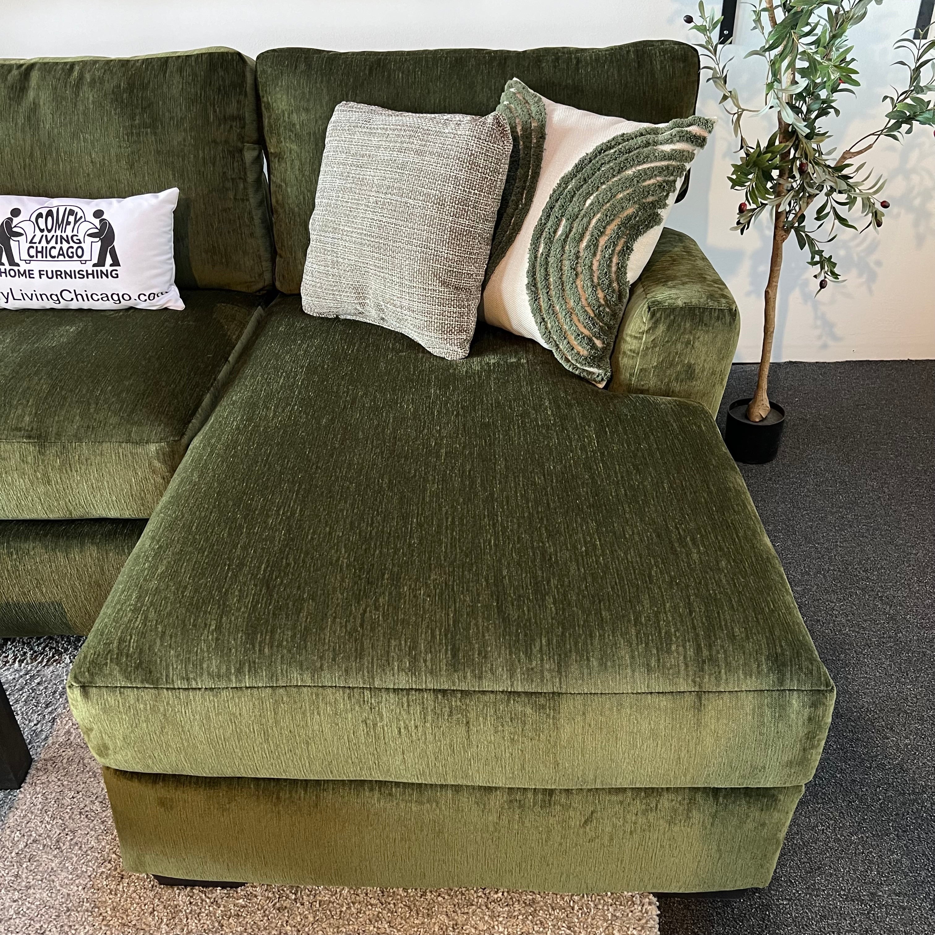 Loft Sectional Sofa with USB Chargers