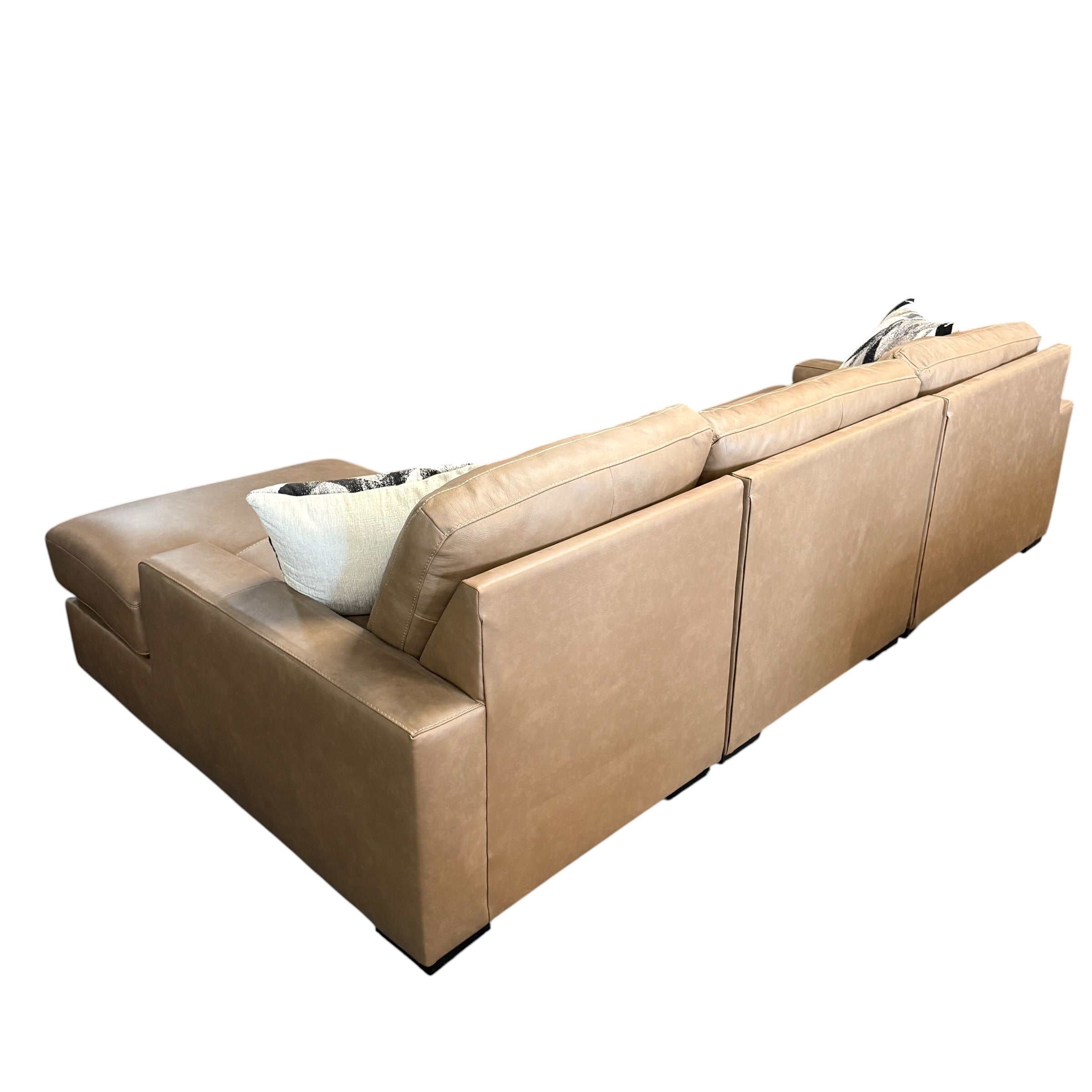 Corinne Leather Sectional
