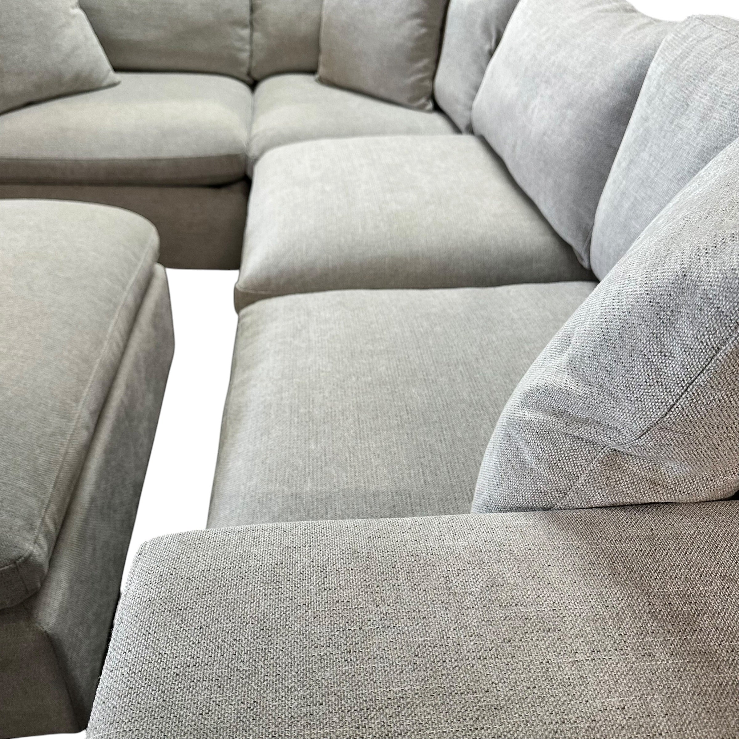 5 Pc Modular Sectional with Ottoman