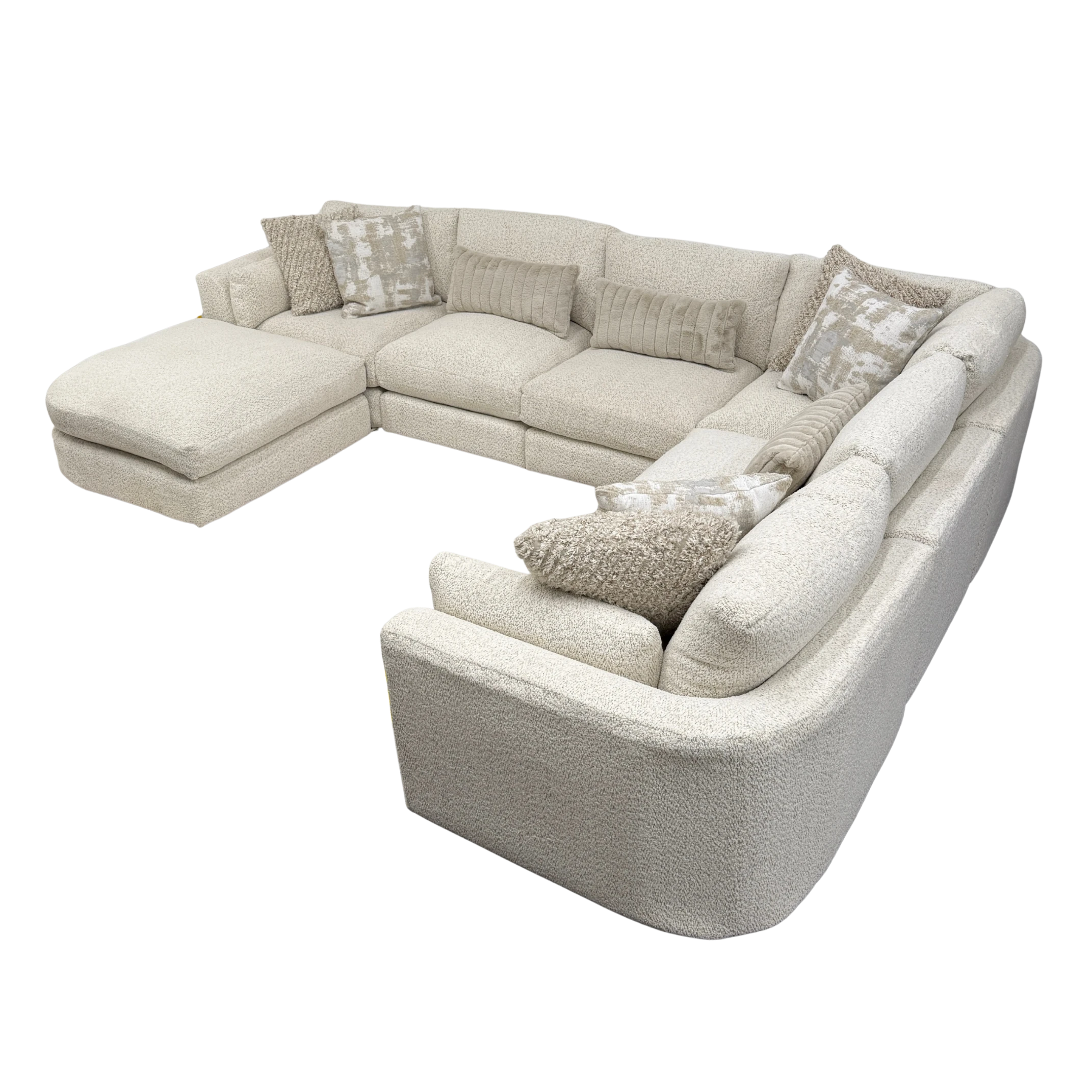Juniper 6-Piece U-Shape Sectional with Ottoman