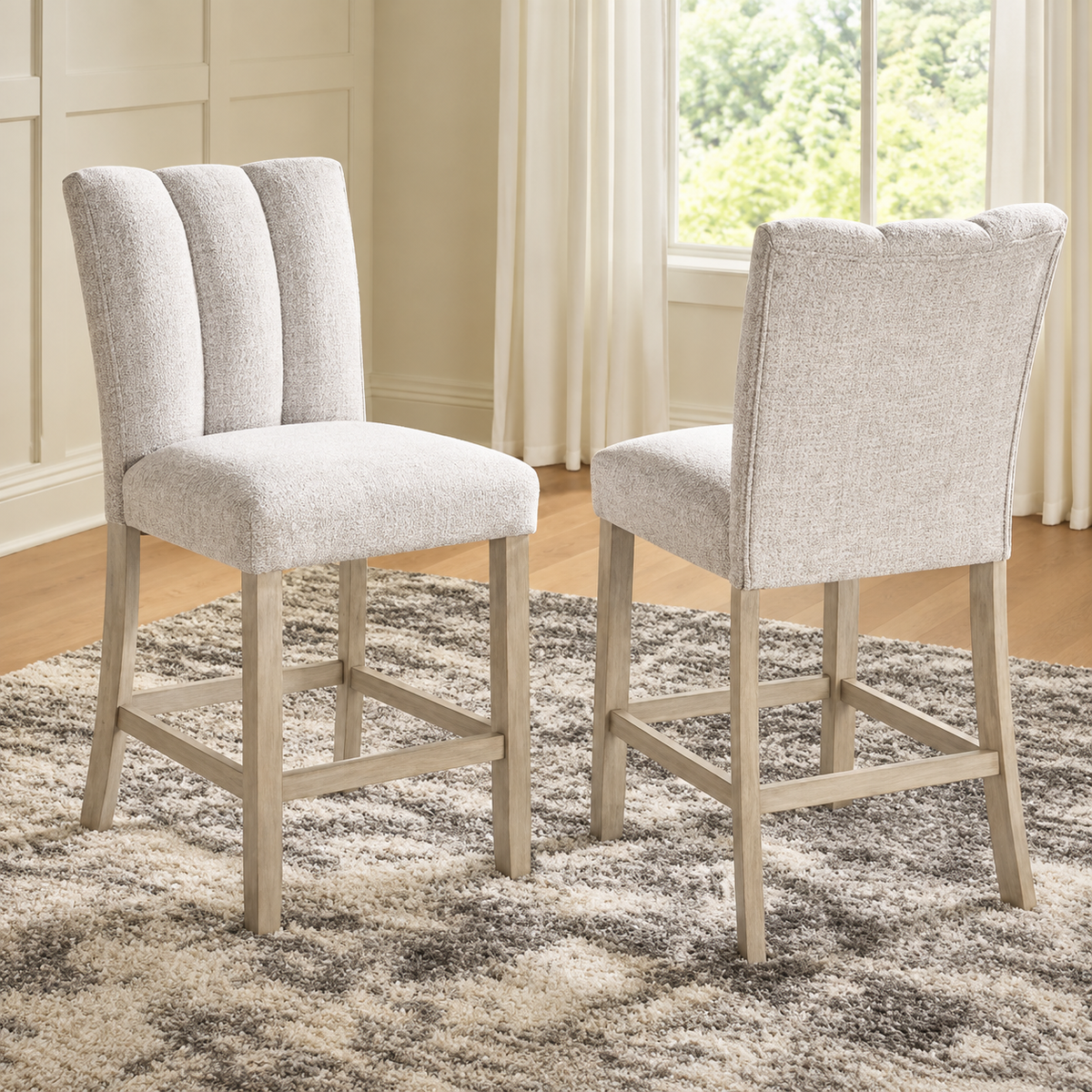 Vera Upholstered Barstool (2/CN)