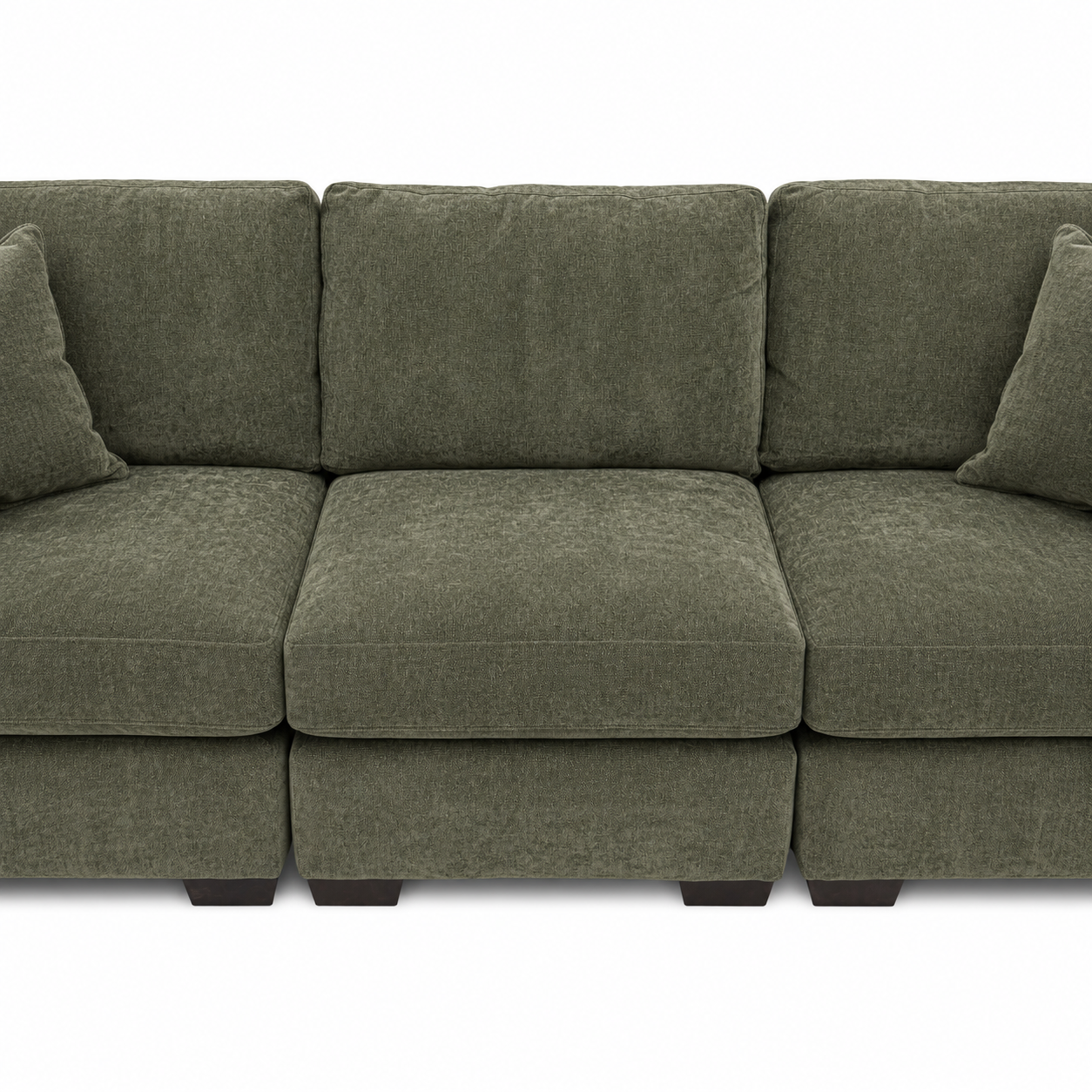 Alton 3 Pc Sofa in Olive Green