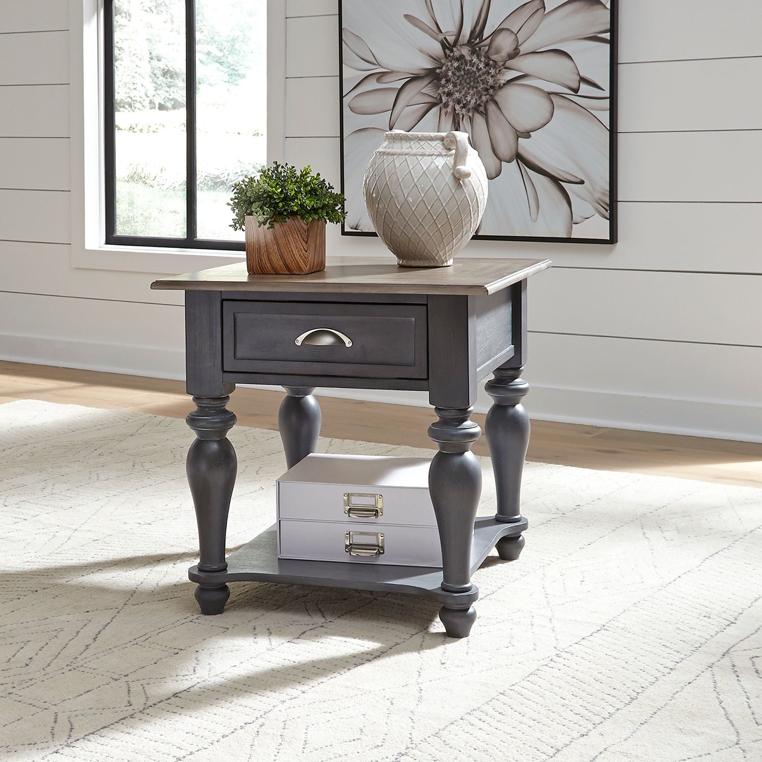 Drawer End Table