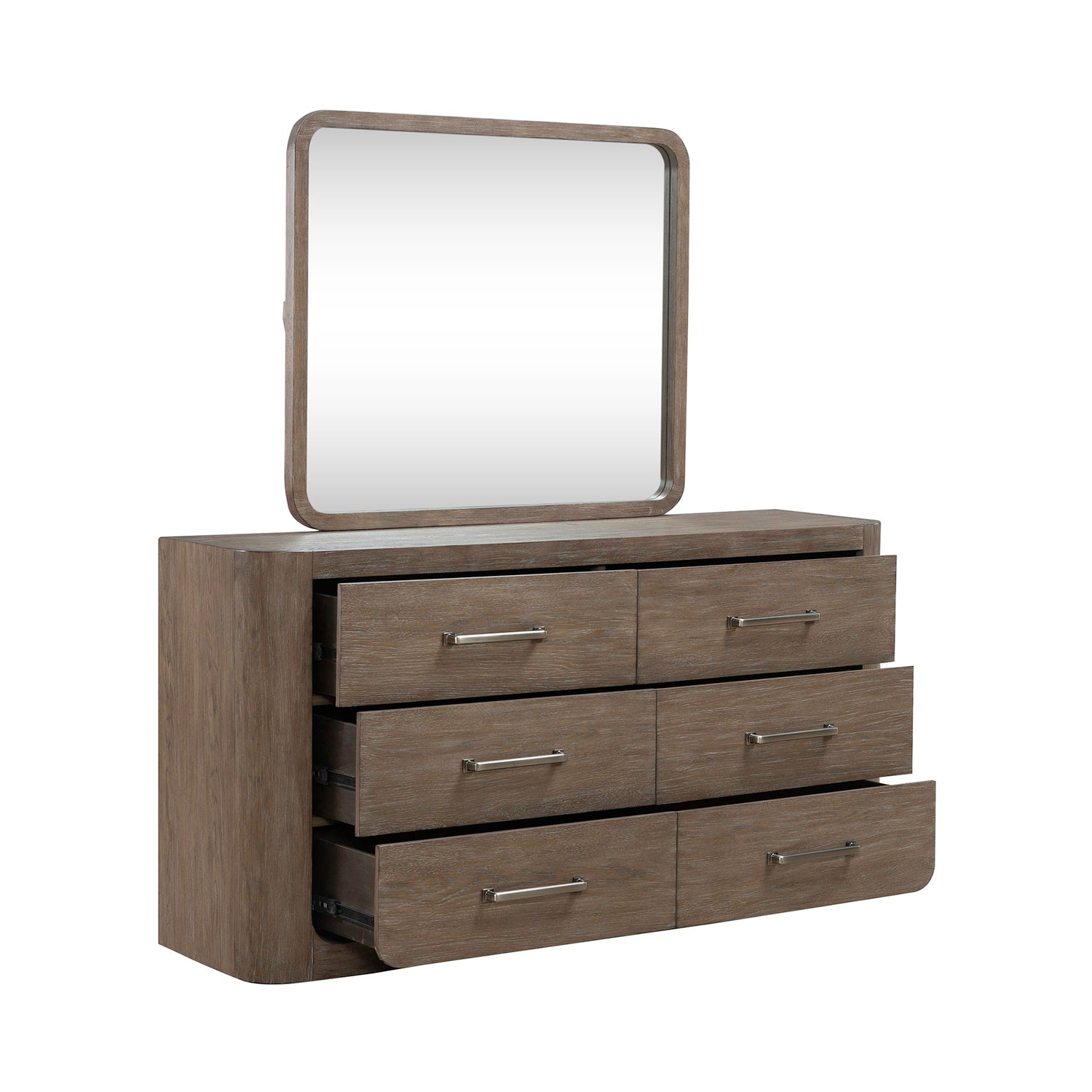 South Bend 6-Drawer Dresser & Mirror