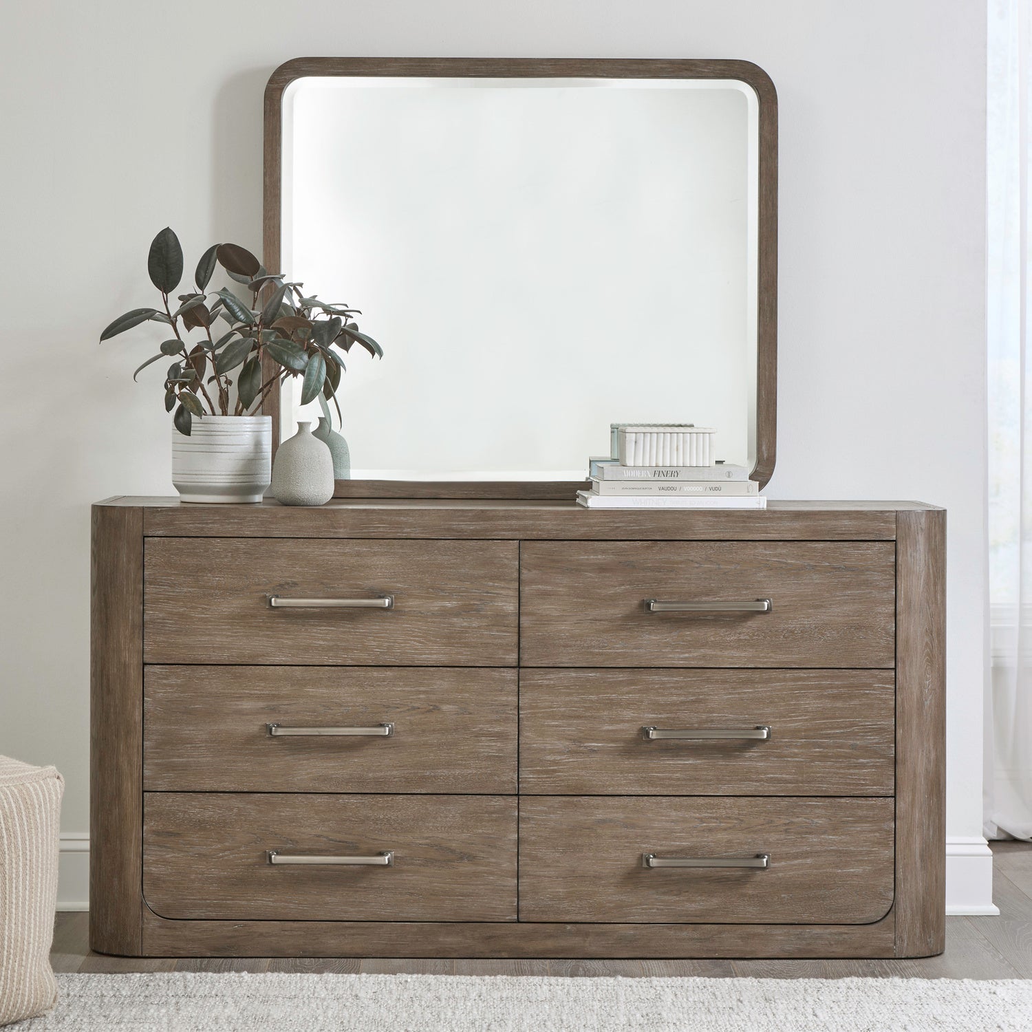 South Bend 6-Drawer Dresser & Mirror