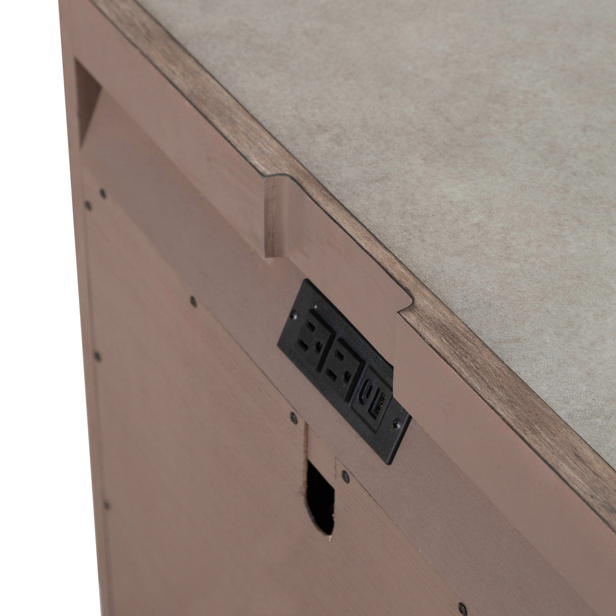 South Bend Nightstand with Charging Station